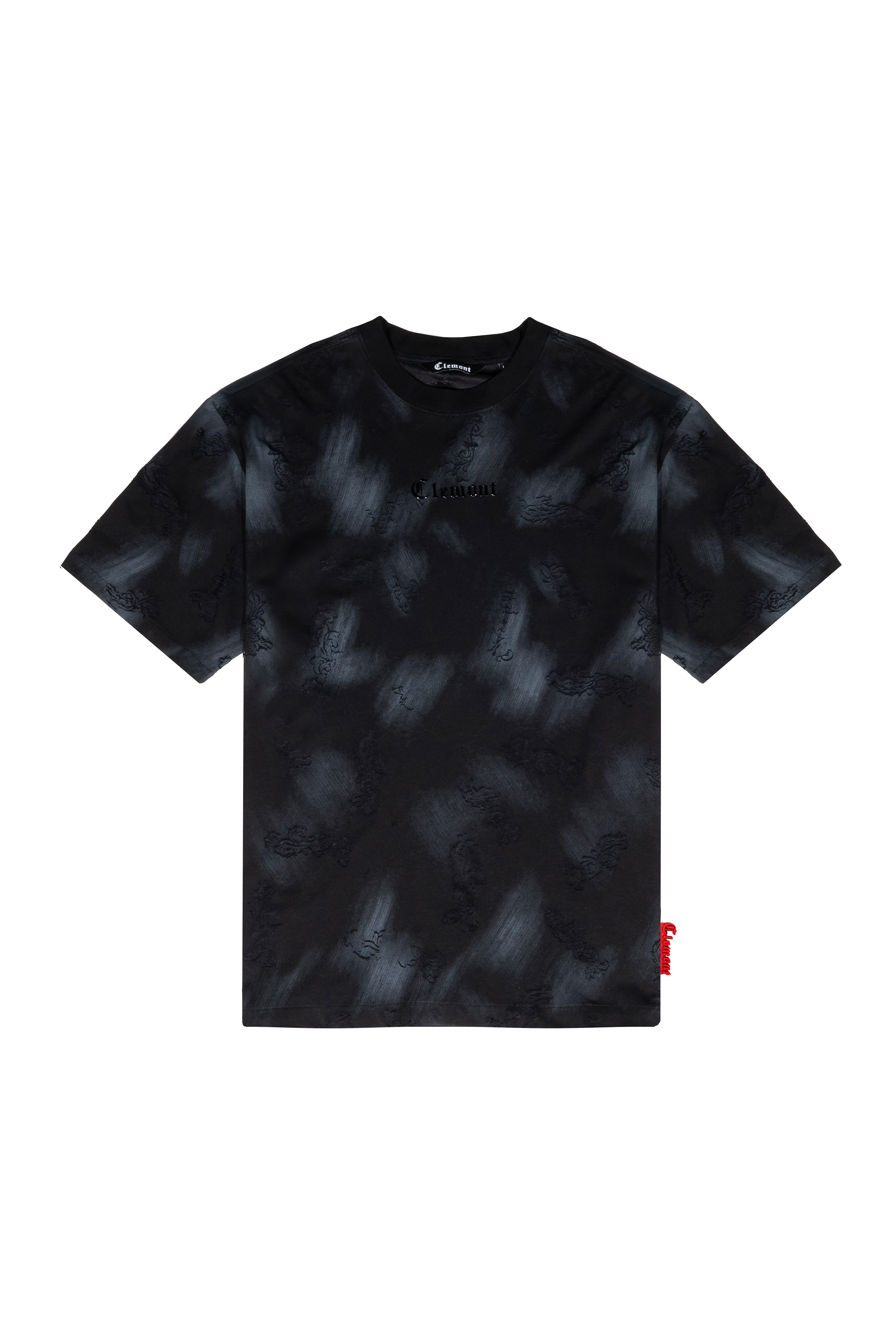 OVERSIZED CITTA BLACK MEN'S T-SHIRT CLEMONT