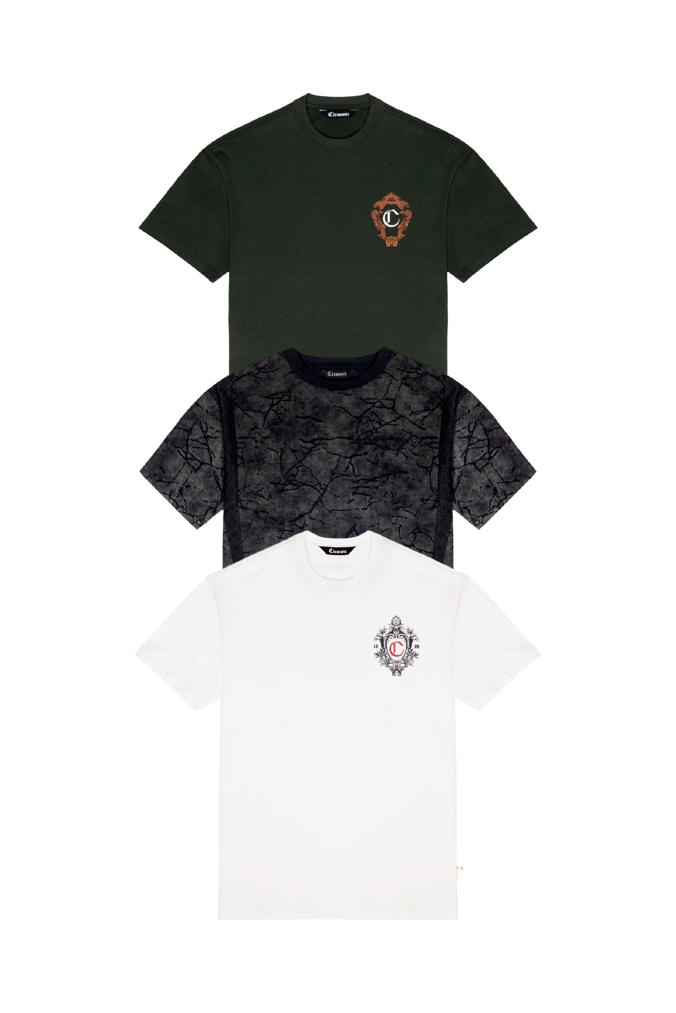 3PACK CAMISETAS HOMBRE GIORNO CLEMONT