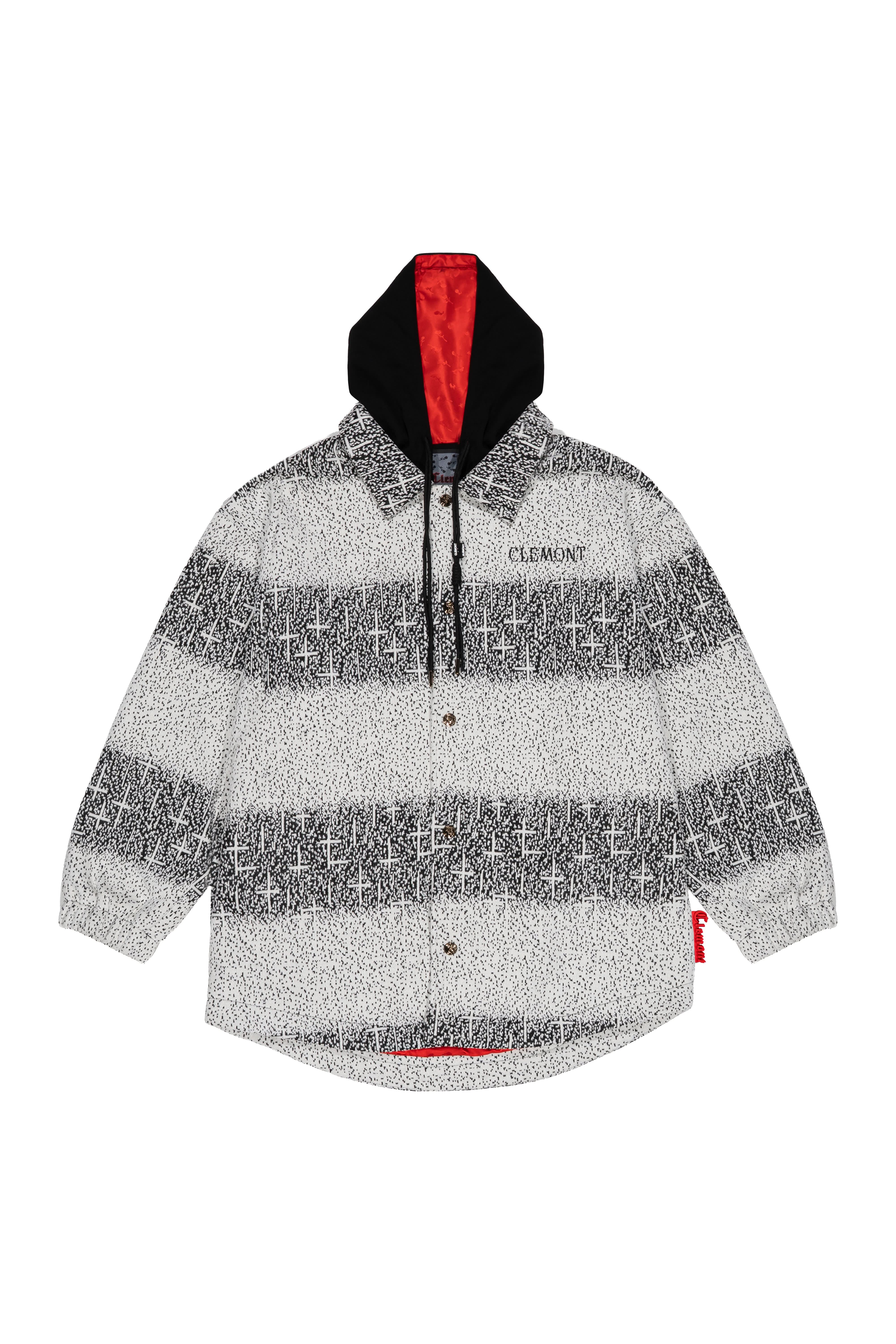 CLEMONT MEN'S WHITE/BLACK SESTIERE JACKET