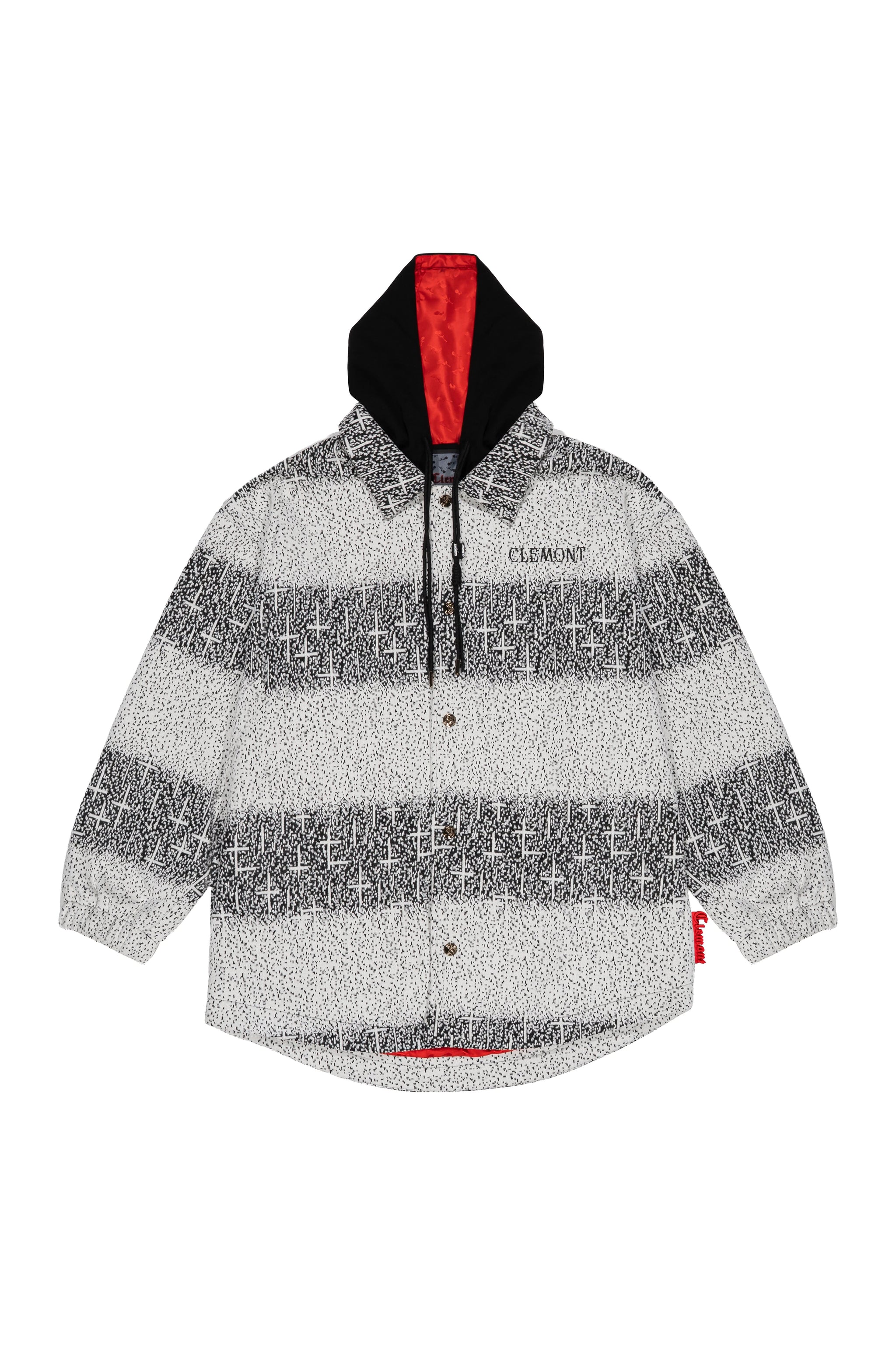 CLEMONT MEN'S WHITE/BLACK SESTIERE JACKET