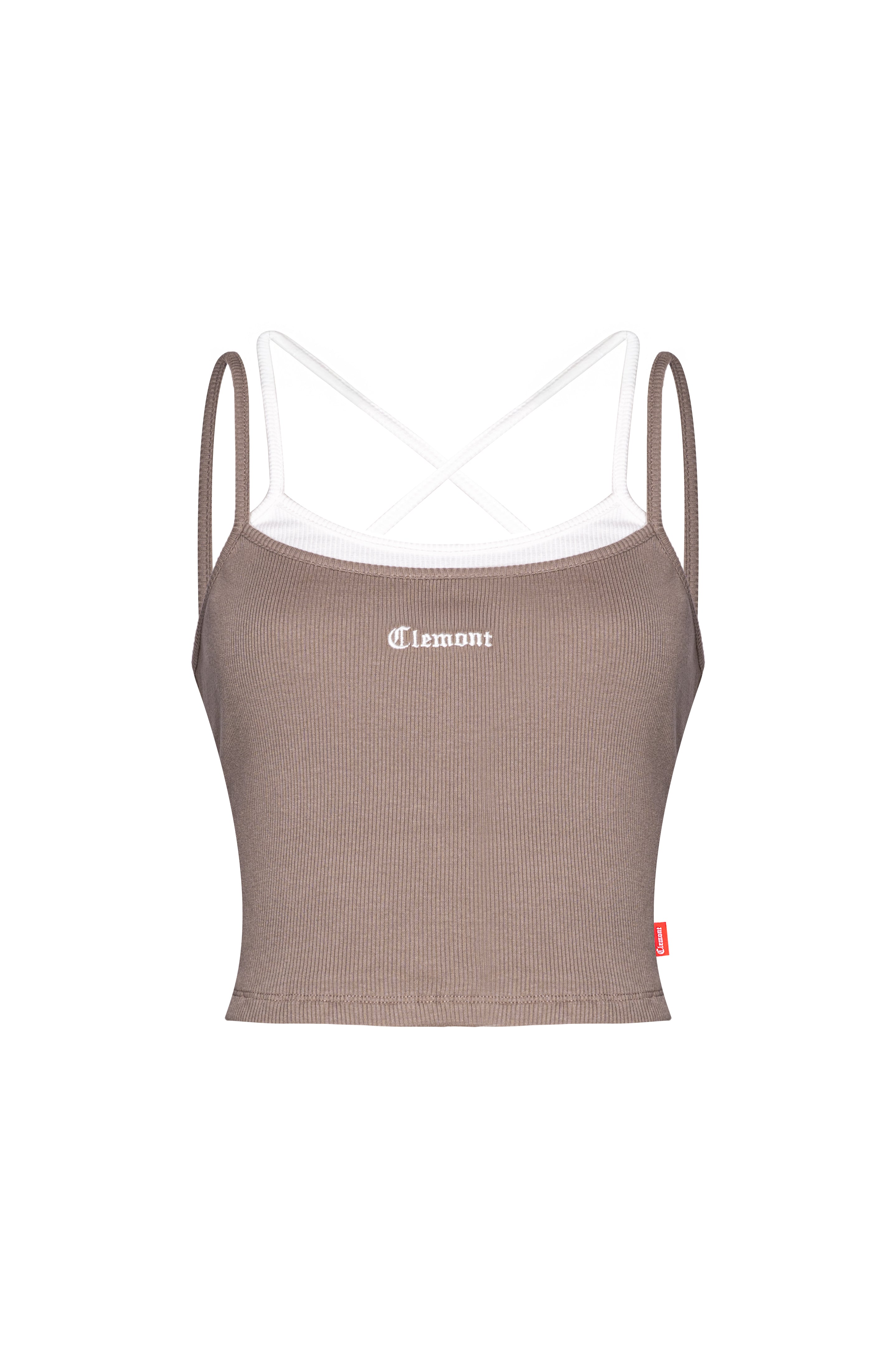 CROP TOP OSCILLARE TAUPE CLEMONT