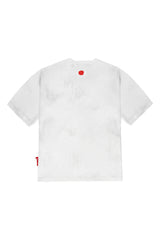 CAMISETA OVERSIZED MASCULINO ESTIVO CREMA/NEGRO CLEMONT