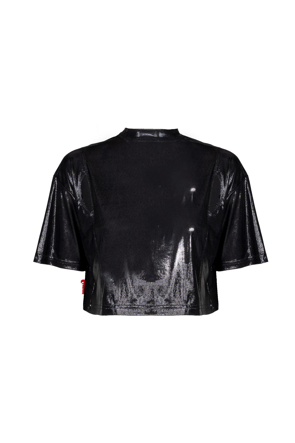 CLEMONT FEMALE BLACK PLATINUM CROP TOP-3