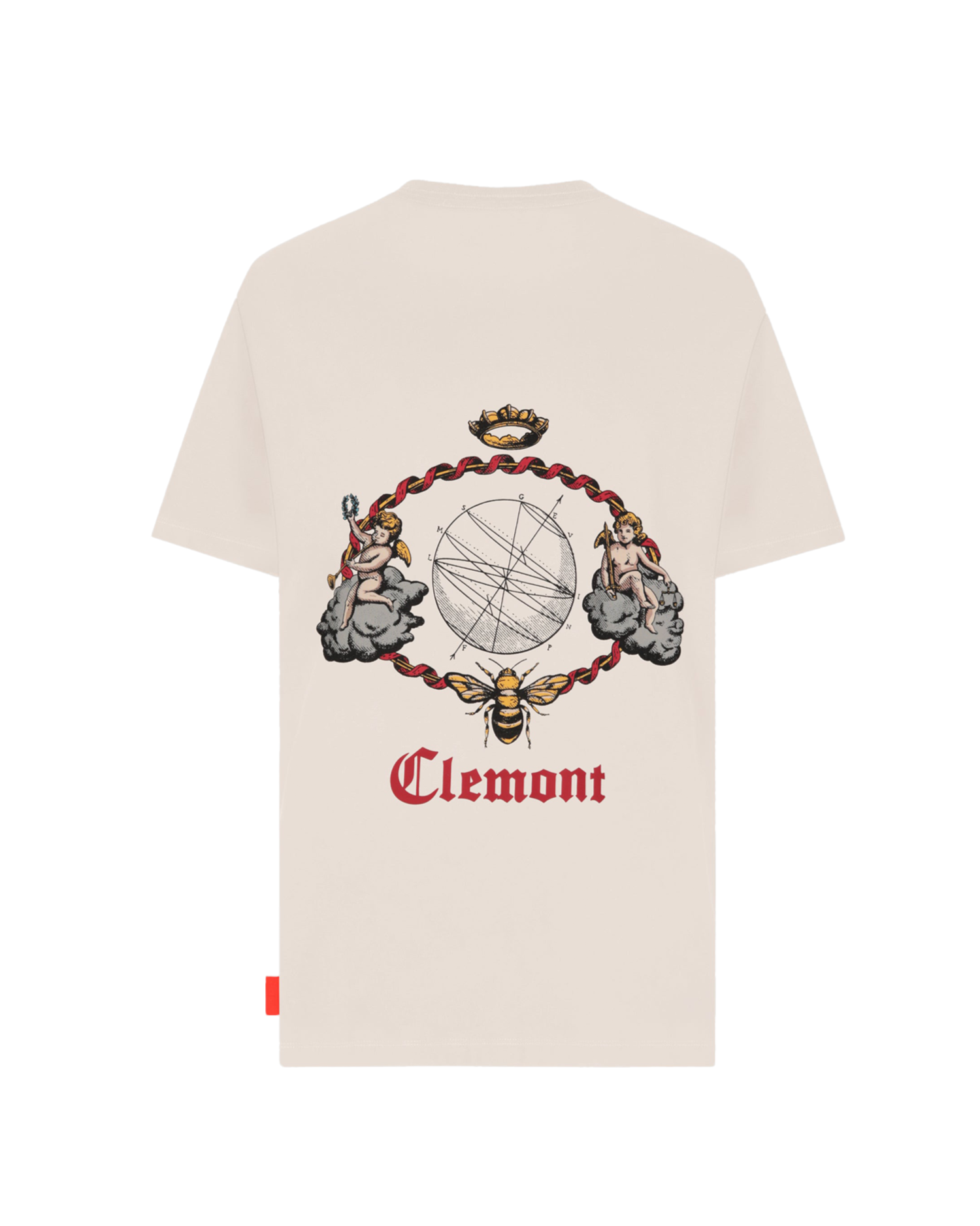 CAMISETA PLUTONE CREMA CLEMONT