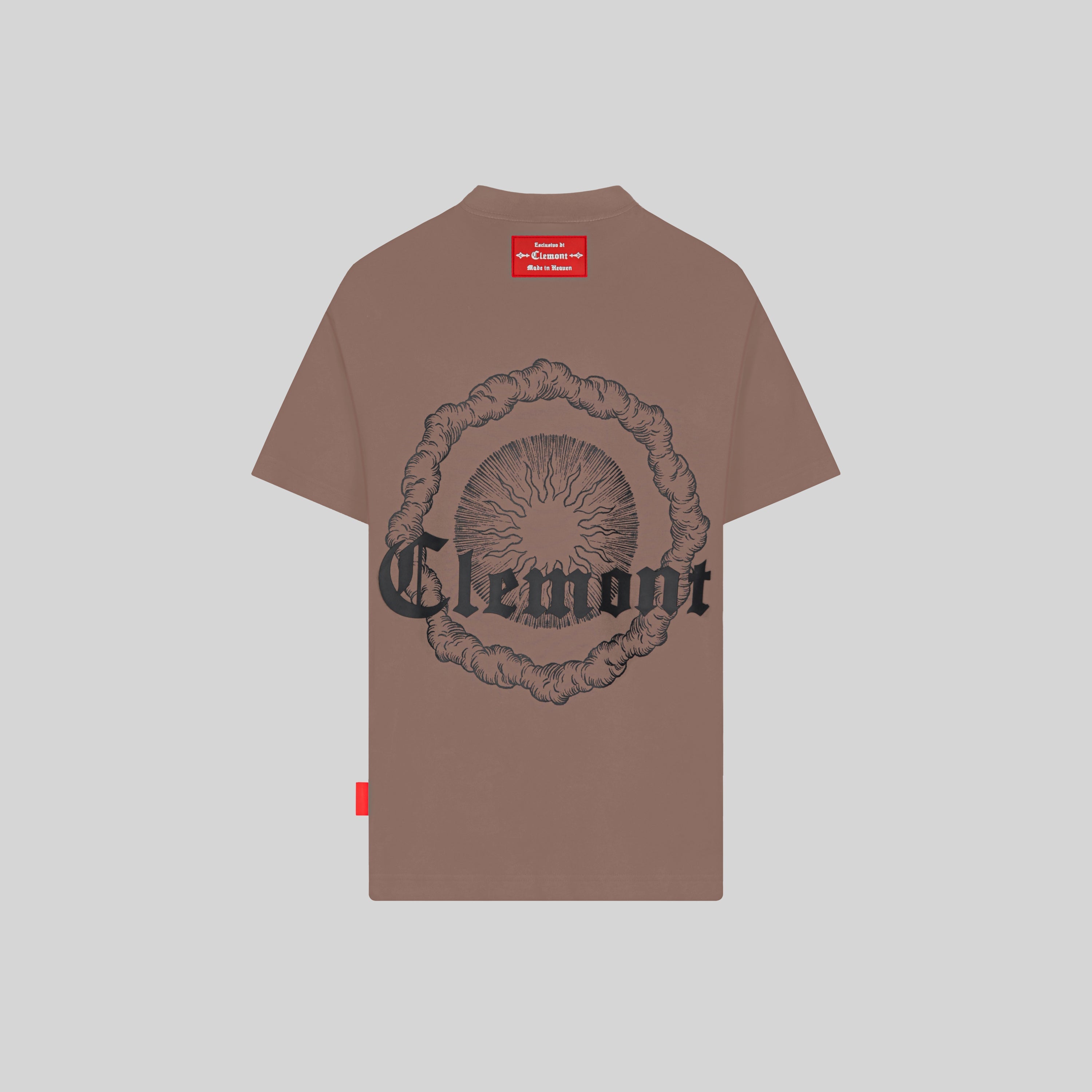 CAMISETA OVERSIZED VORTICE TAUPE CLEMONT