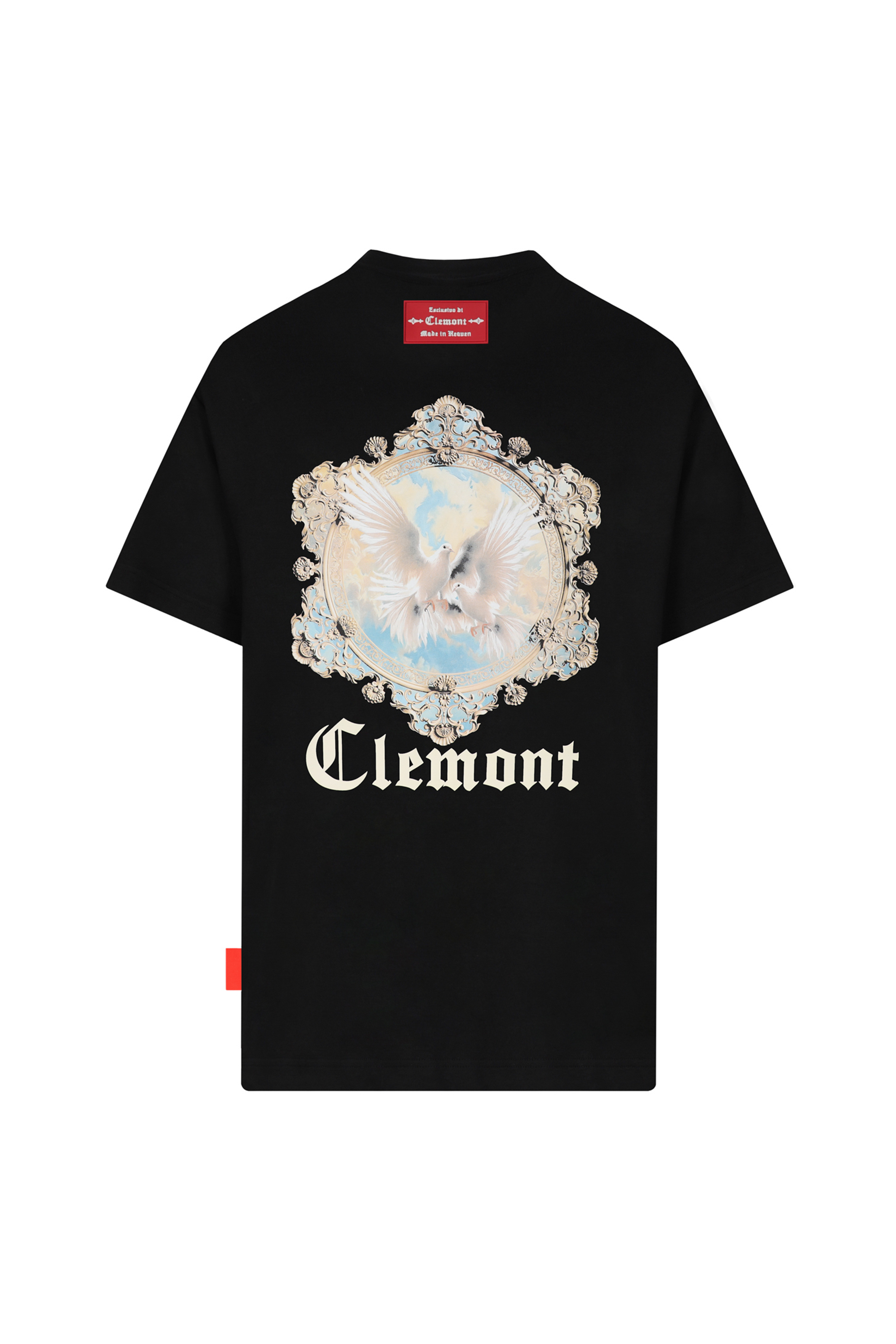 T-SHIRT MEN OVERSIZED  FULGORE BLACK  CLEMONT
