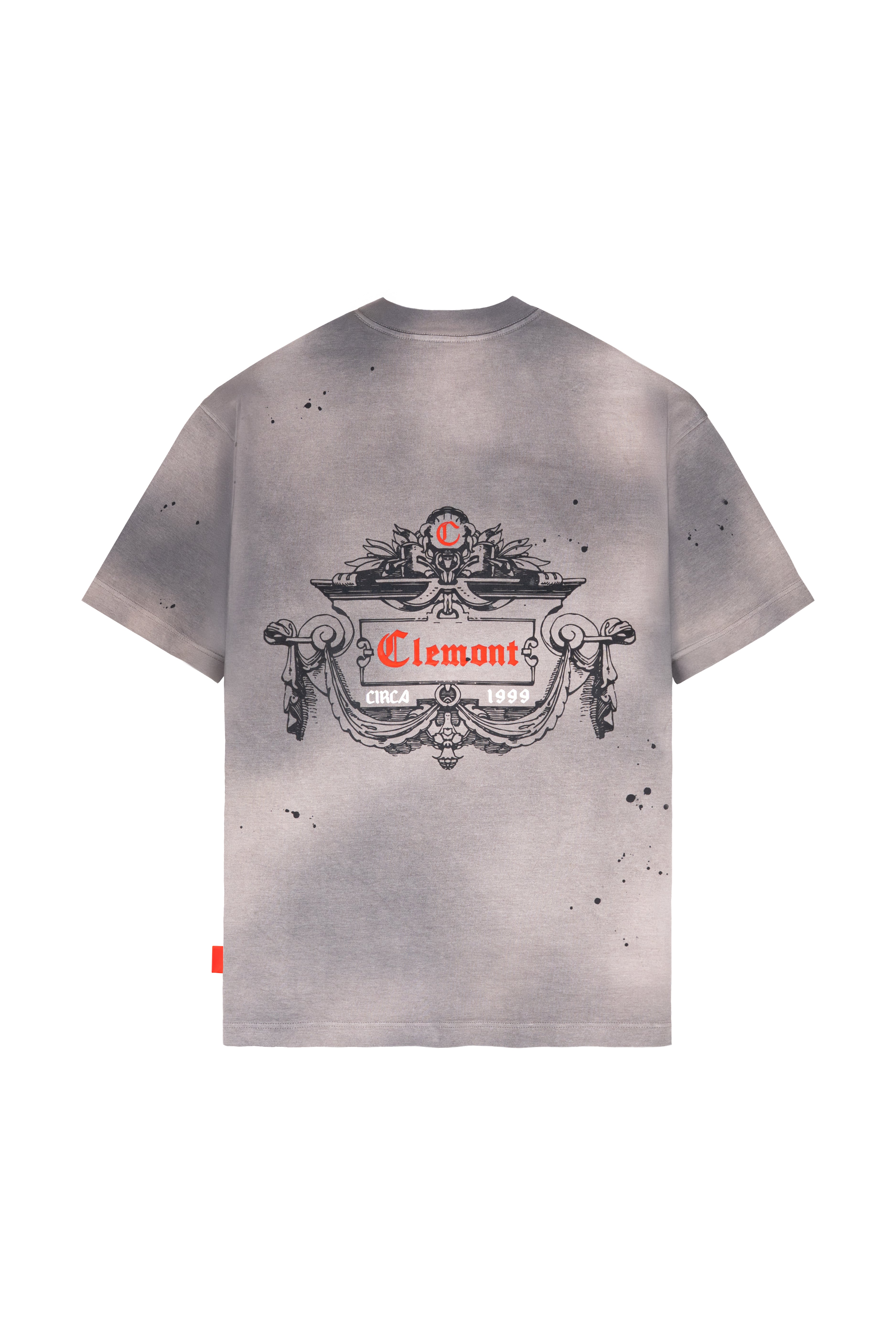 CAMISETA HOMBRE OVERSIZED DISORDINE GRIS OSCURO CLEMONT