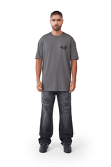 3 PACK CAMISETA HOMBRE PERICOLO NEGRO/PLATEADO/GRIS OSCURO CLEMONT - CLEMONT.CO S.A.S.