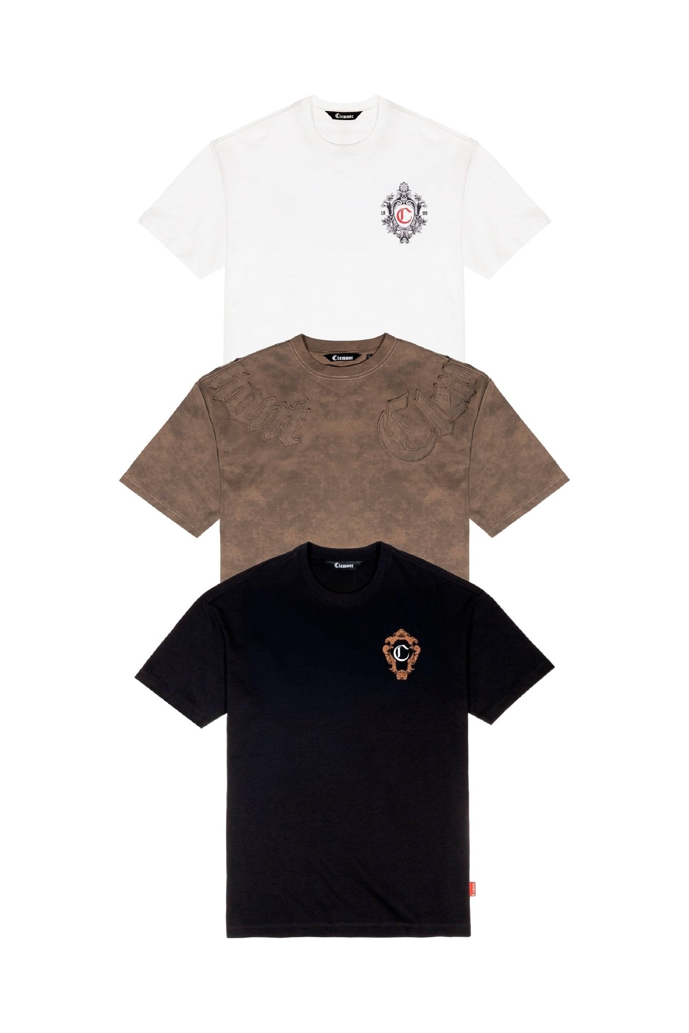 3PACK CAMISETAS HOMBRE AFFANO CLEMONT - Clemont Oficial