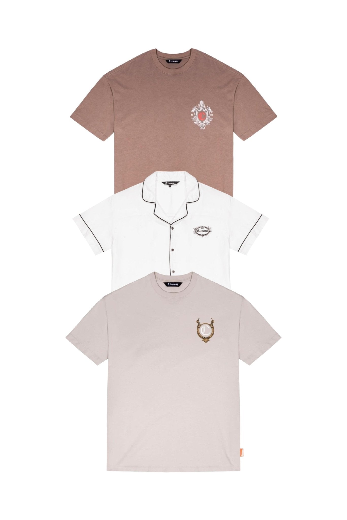 3PACK CAMISETAS HOMBRE CUPOLA CLEMONT - Clemont Oficial