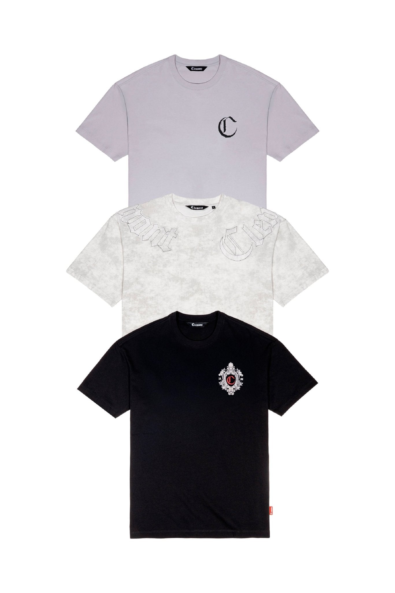 3PACK CAMISETAS HOMBRE EUFORIA CLEMONT - Clemont Oficial