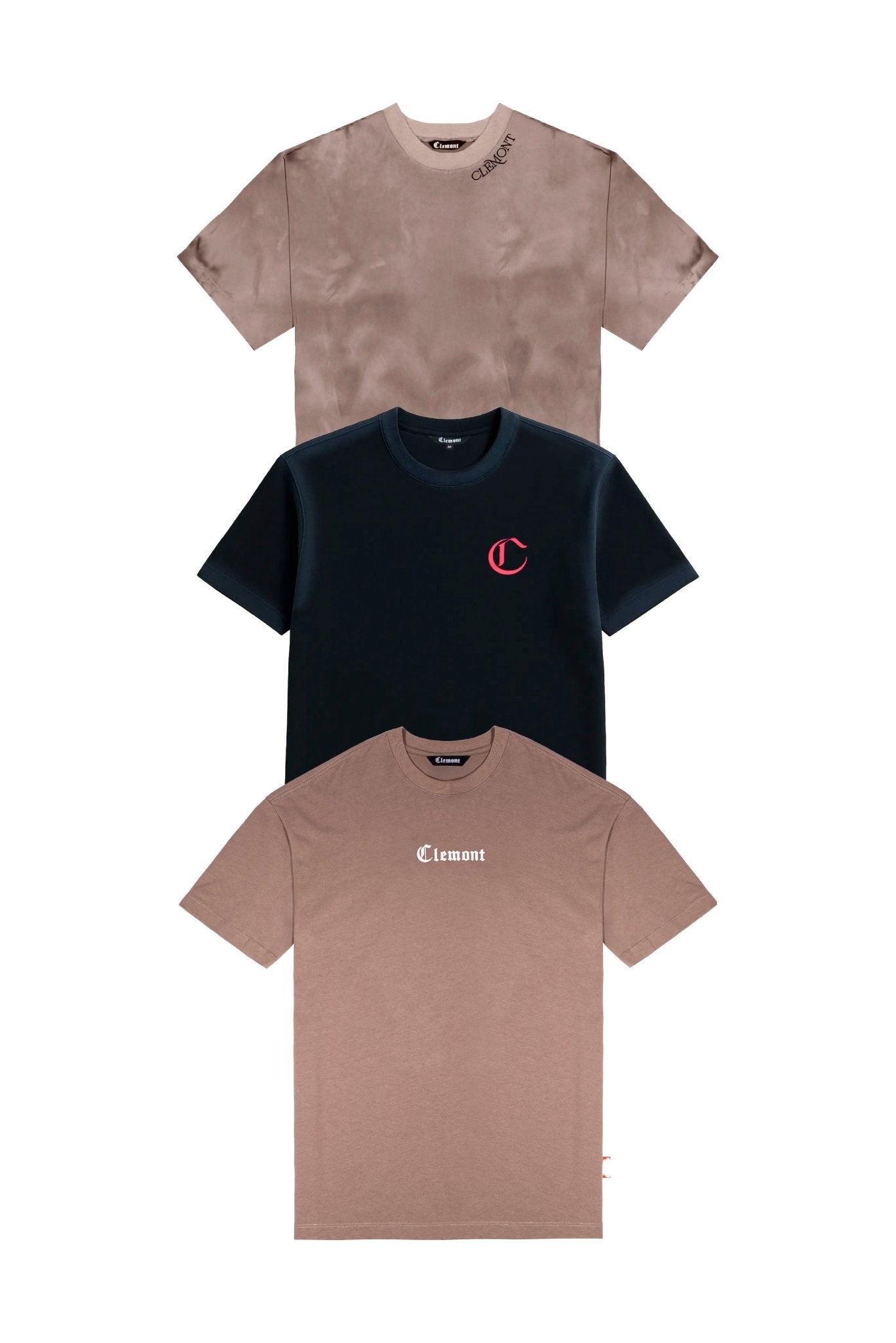 3PACK CAMISETAS HOMBRE INTAGLIO CLEMONT - Clemont Oficial