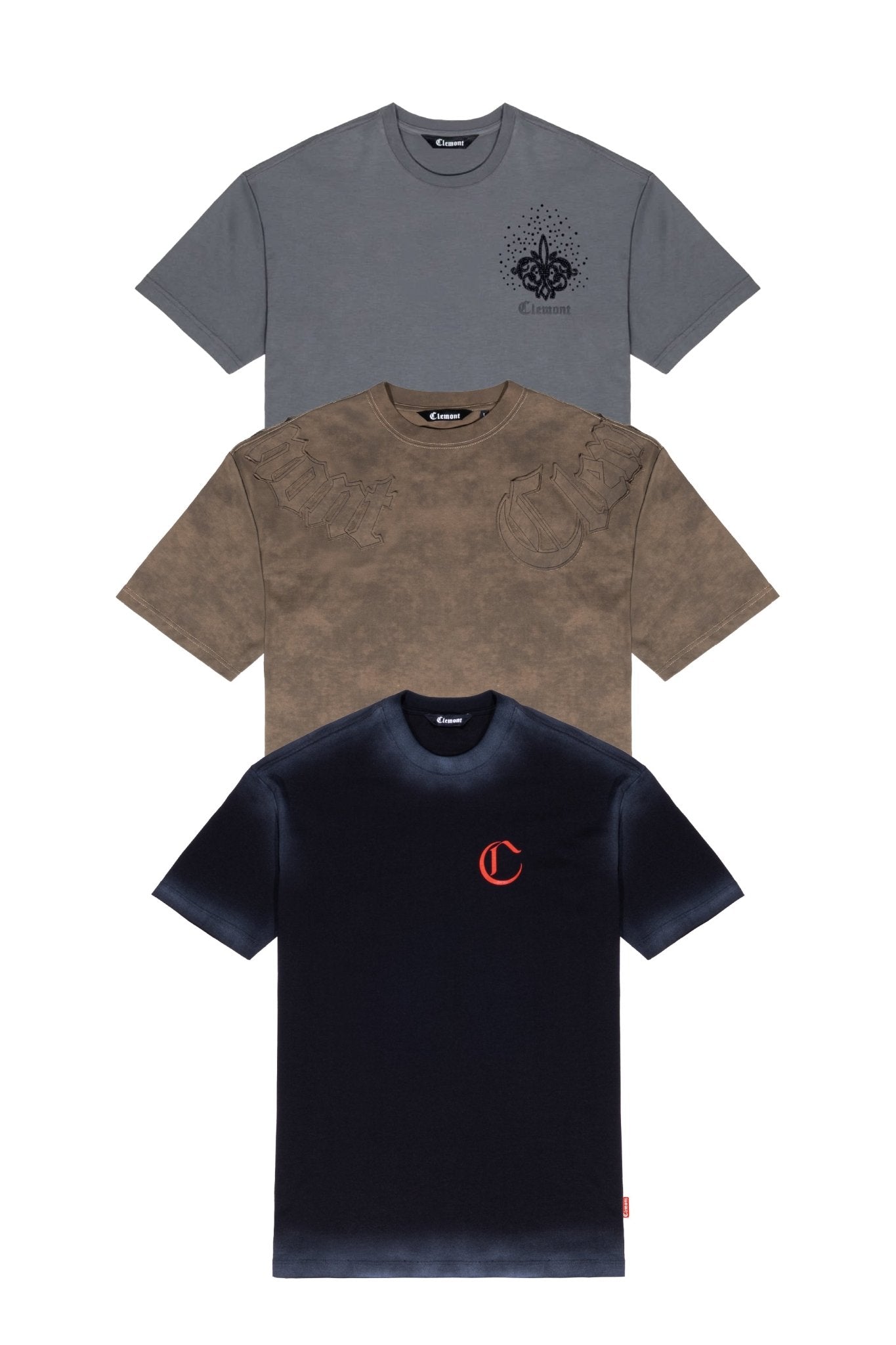 3PACK CAMISETAS HOMBRE TEFFAGLIO CLEMONT - Clemont Oficial