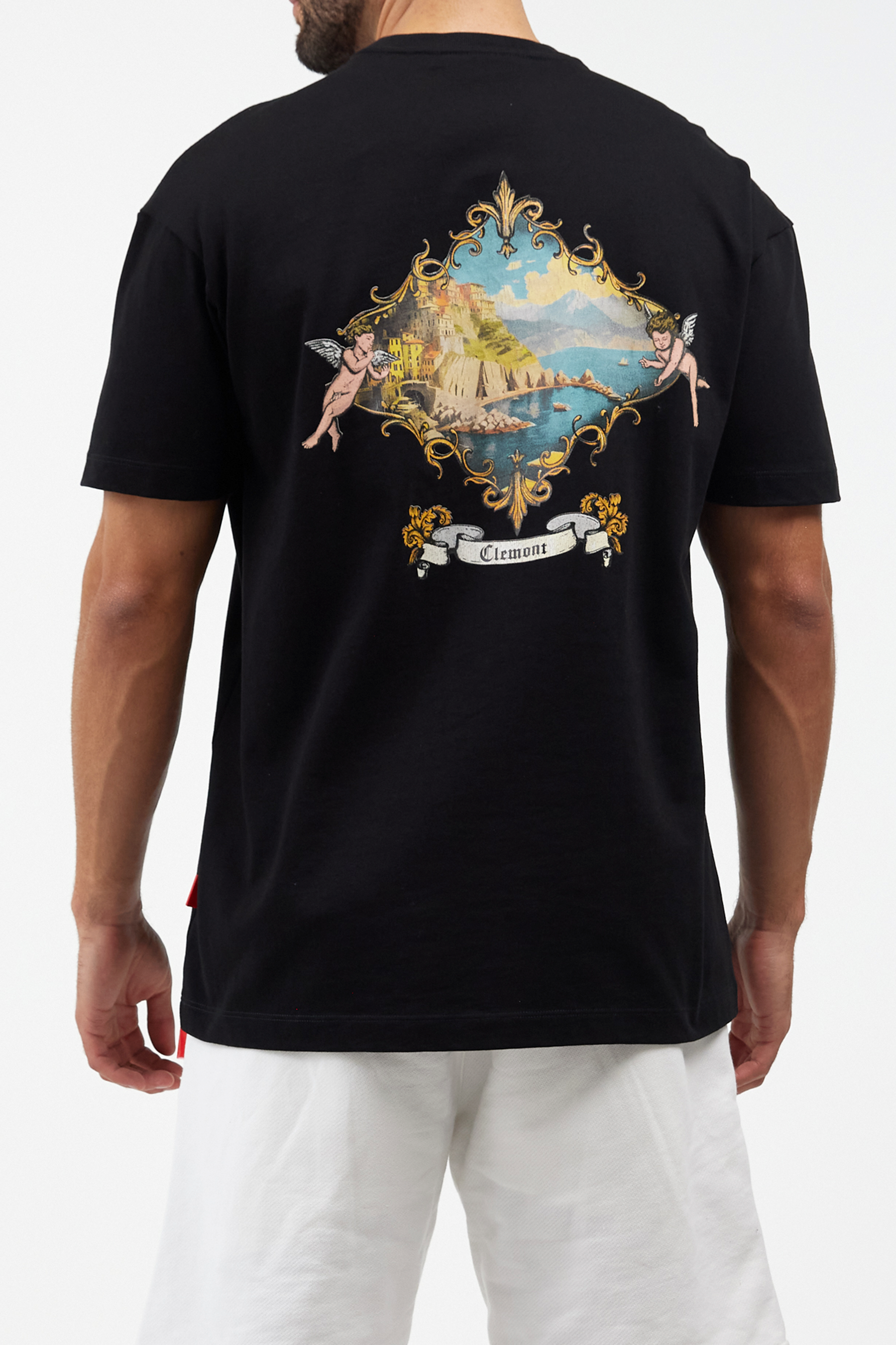 T-SHIRT MEN ADORABILE  BLACK  CLEMONT
