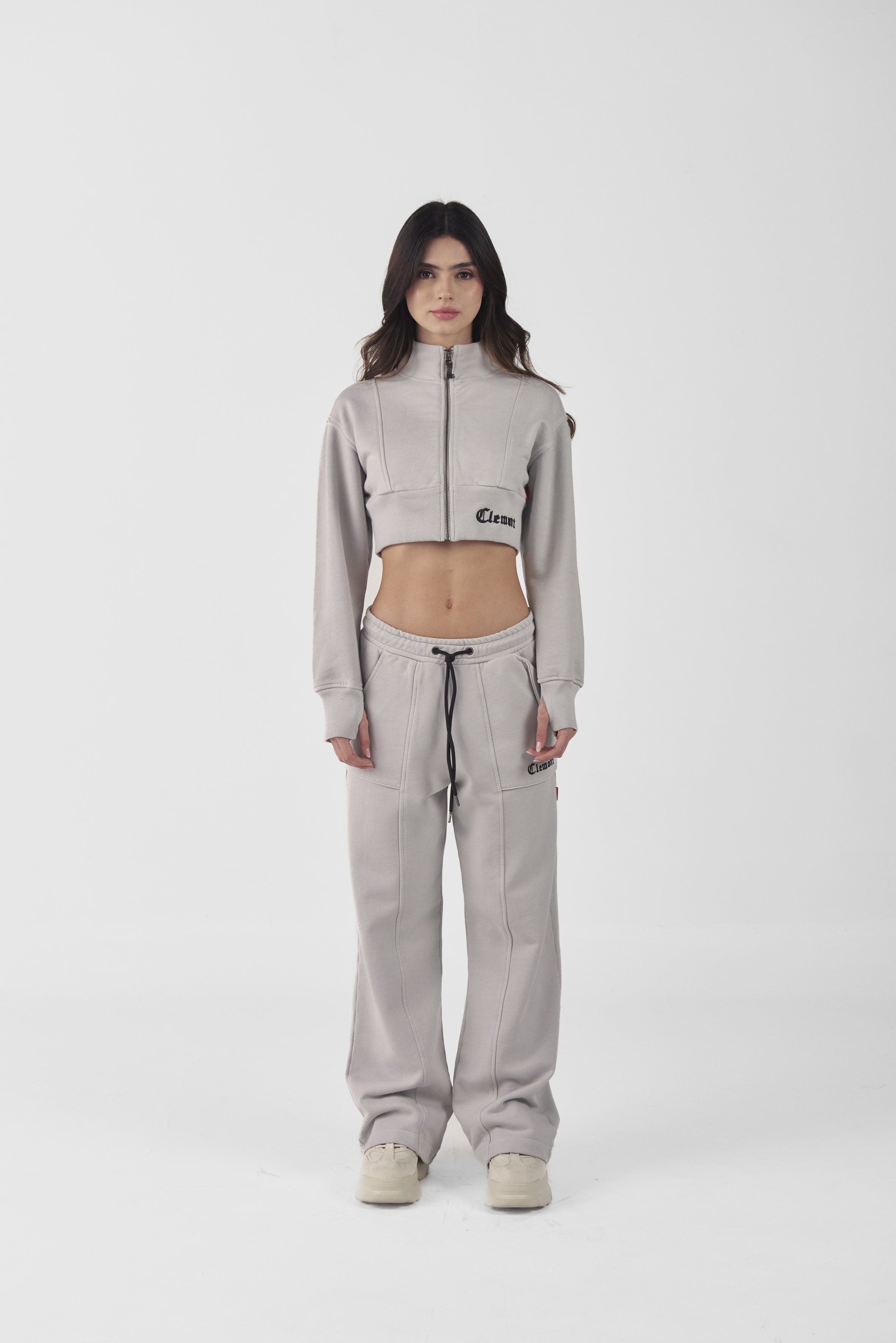 CROPPEDSWEATER FORTUNA GRIS CLEMONT
