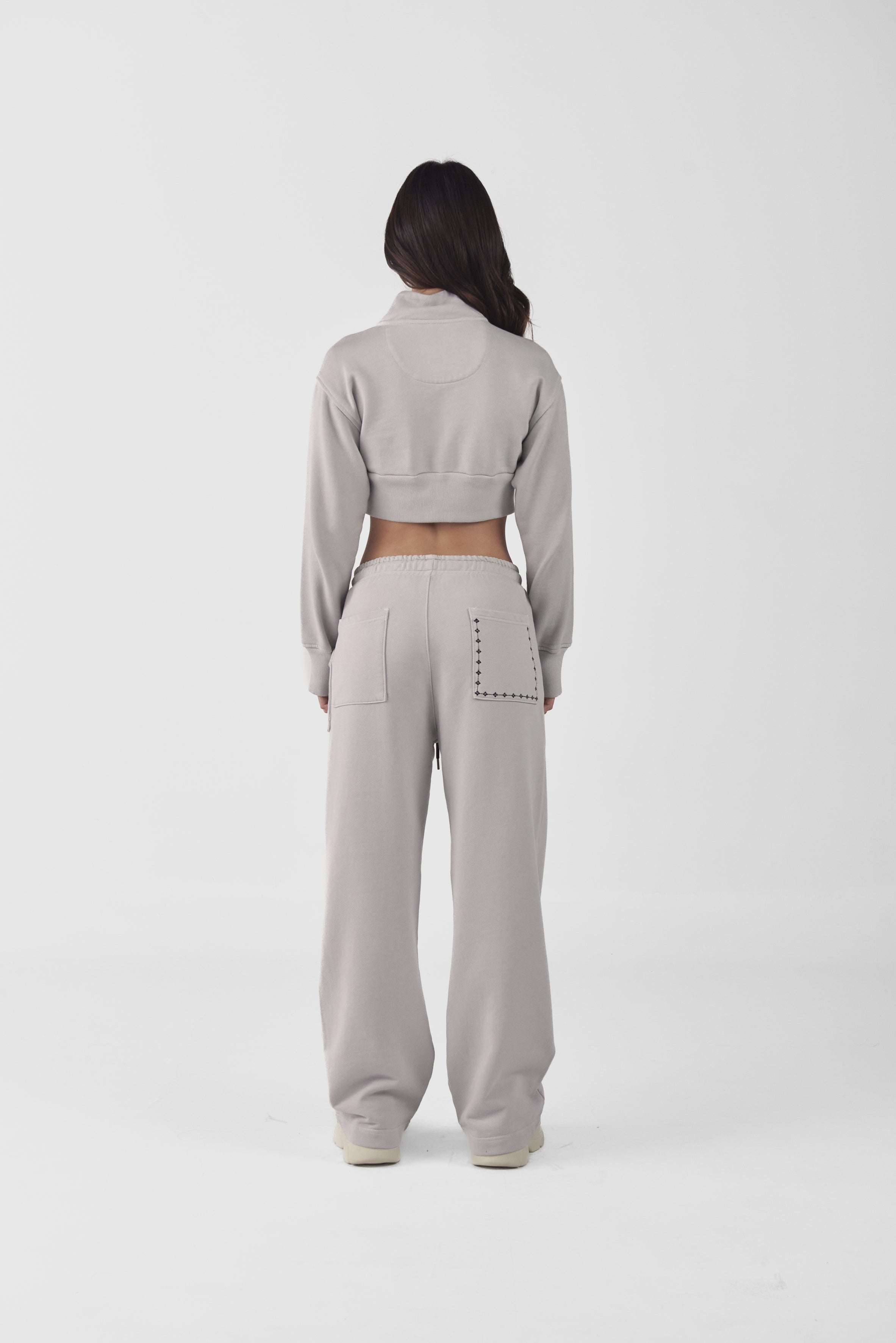 CROPPEDSWEATER FORTUNA GRIS CLEMONT
