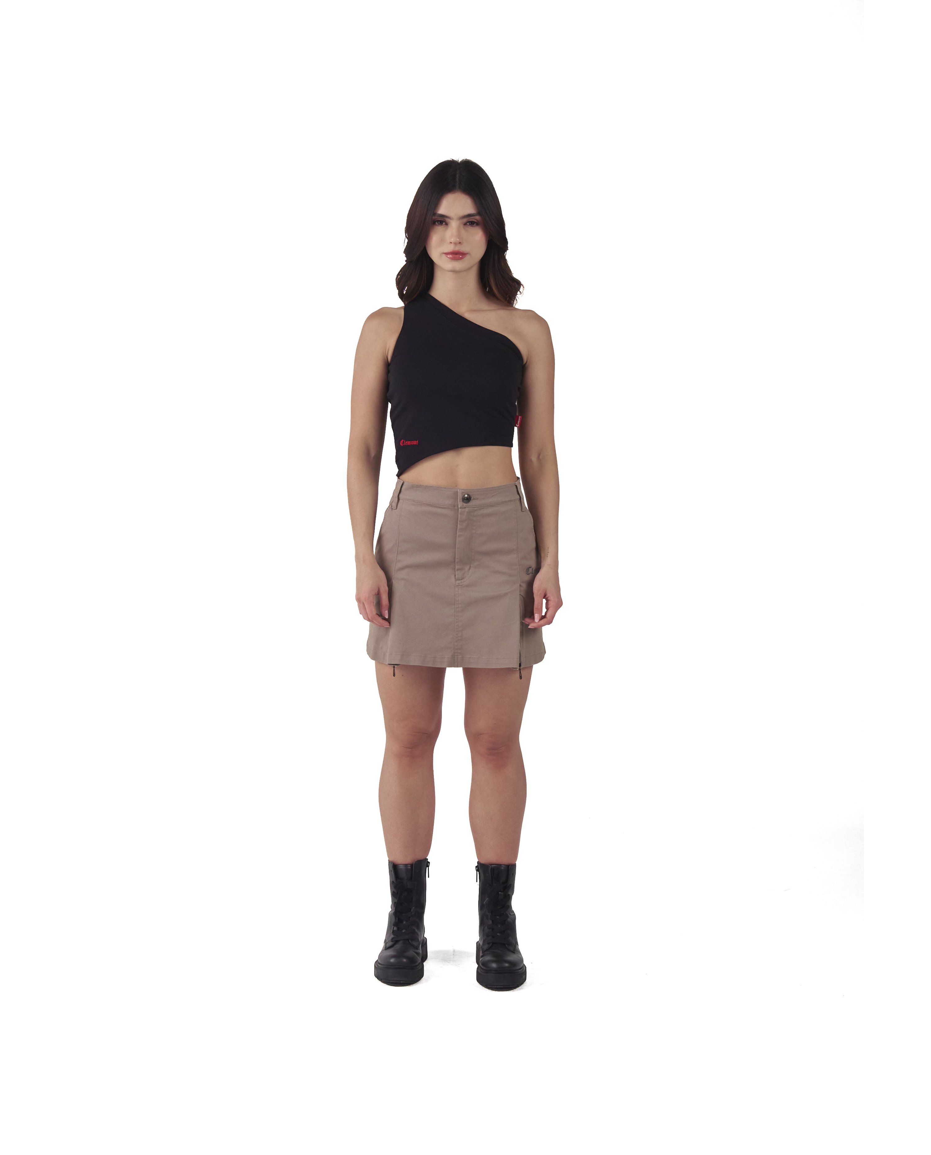 TANKTOP TRASPARENZA NEGRO CLEMONT