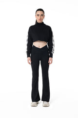 HOODIE MUJER PIOMBO NEGRO CLEMONT