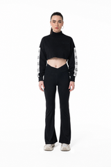 HOODIE MUJER PIOMBO NEGRO CLEMONT