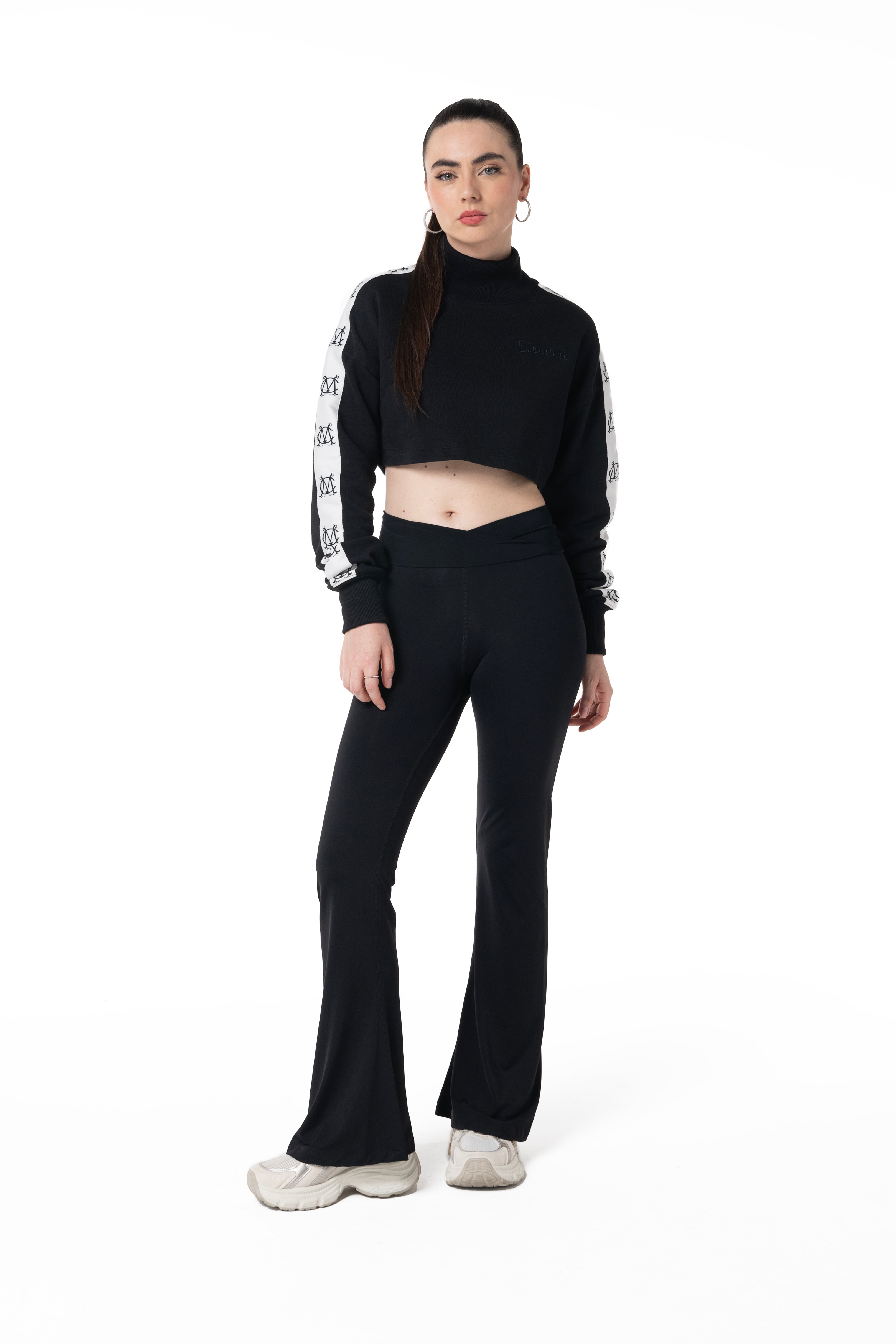HOODIE MUJER PIOMBO NEGRO CLEMONT