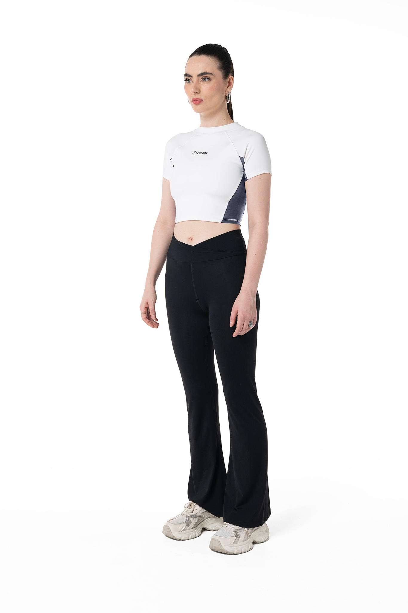 TOPS CORTOS MUJER RUGIADA CREMA CLEMONT