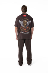 CAMISETA OVERSIZED HOMBRE ANNEGATO MOCCA CLEMONT