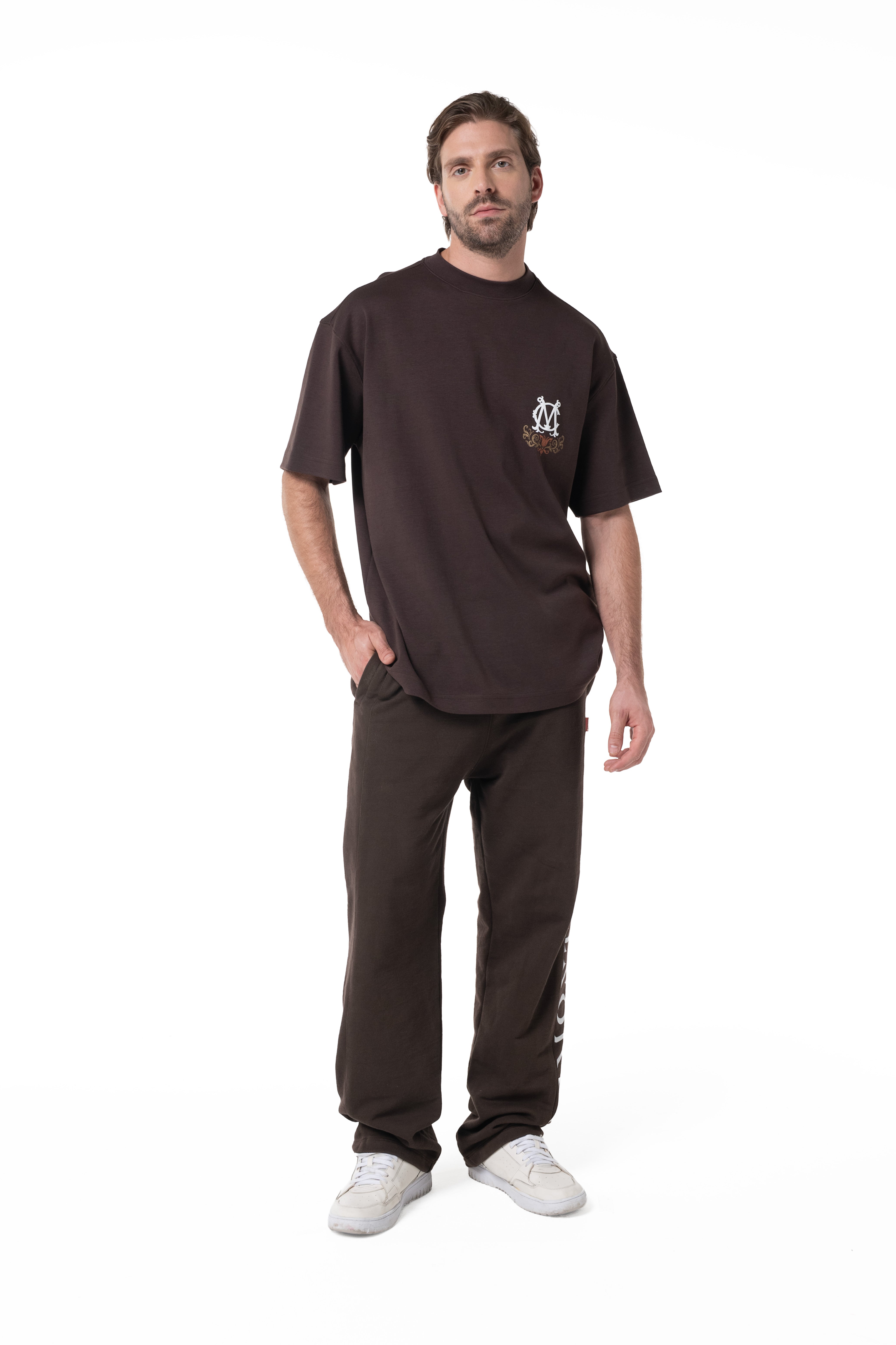 CAMISETA OVERSIZED HOMBRE ANNEGATO MOCCA CLEMONT