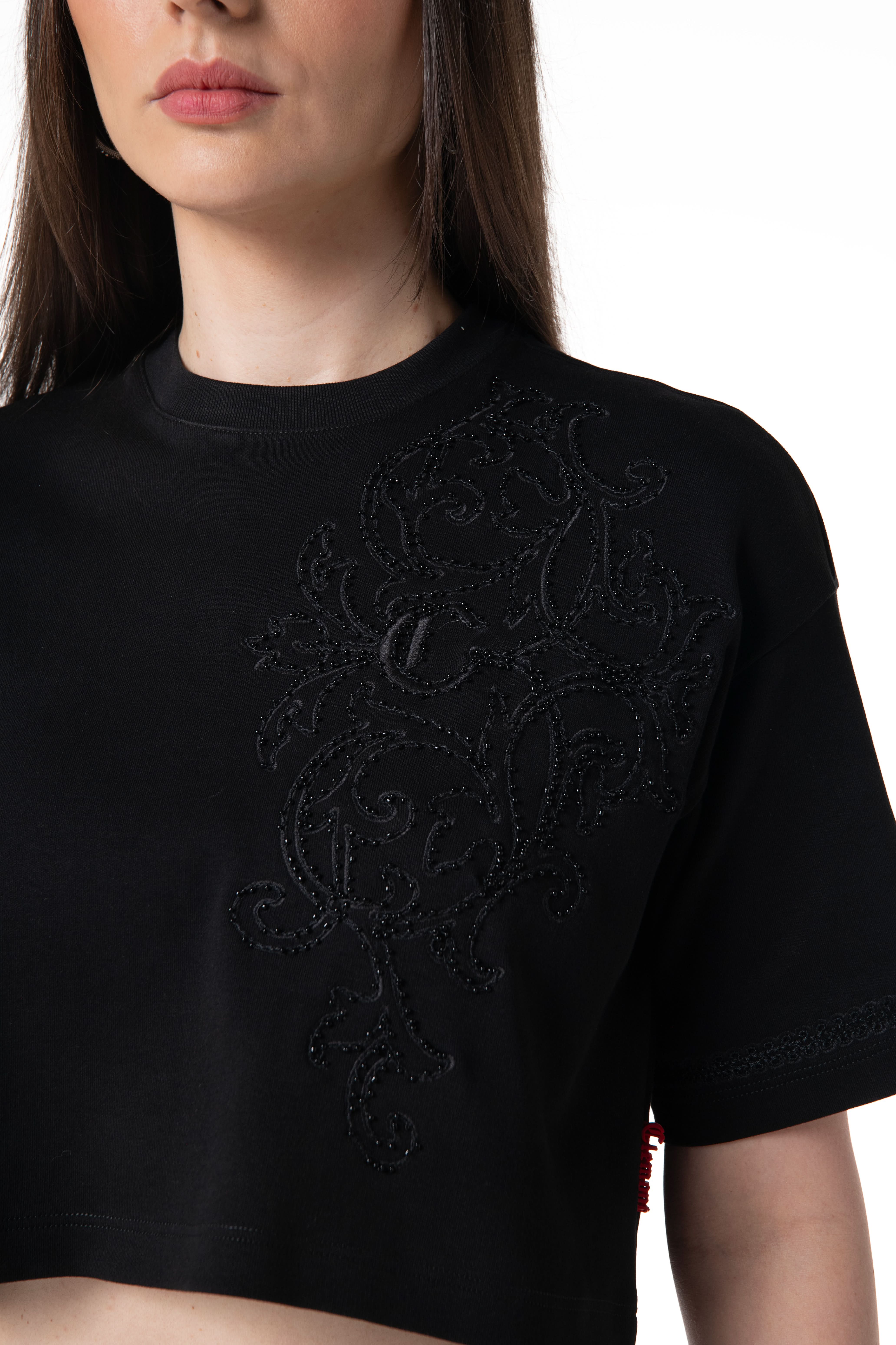 TOPS CORTO TIEPIDO MUJER NEGRO CLEMONT