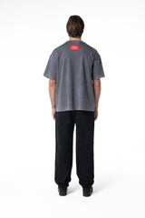 CAMISETA OVERSIZED HOMBRE RIFRAZIONE GRIS OSCURO CLEMONT