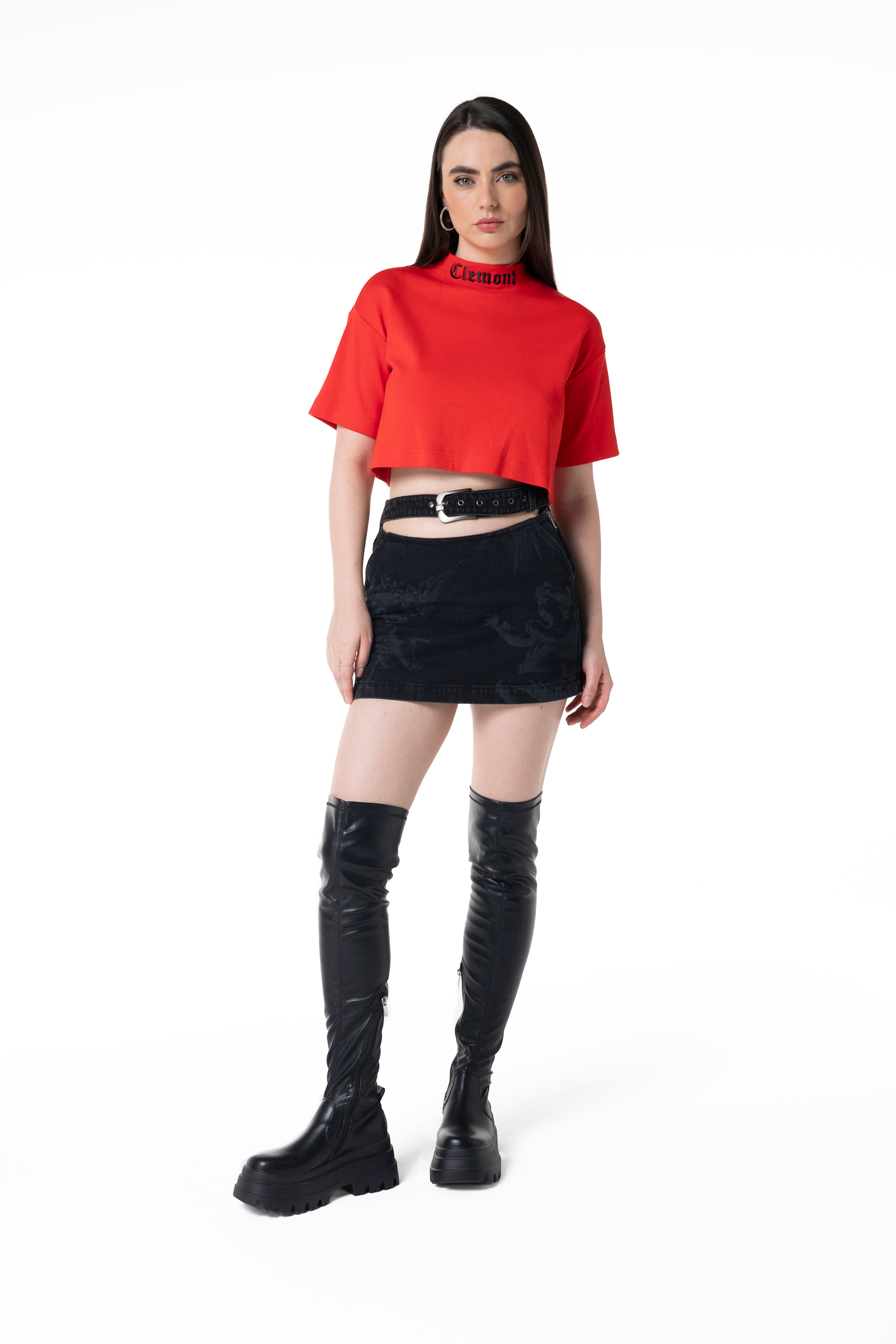 TOPS CORTOS MUJER SERAFINA RED CLEMONT