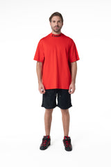 CAMISETA OVERSIZED HOMBRE CHERUBINO ROJO CLEMONT