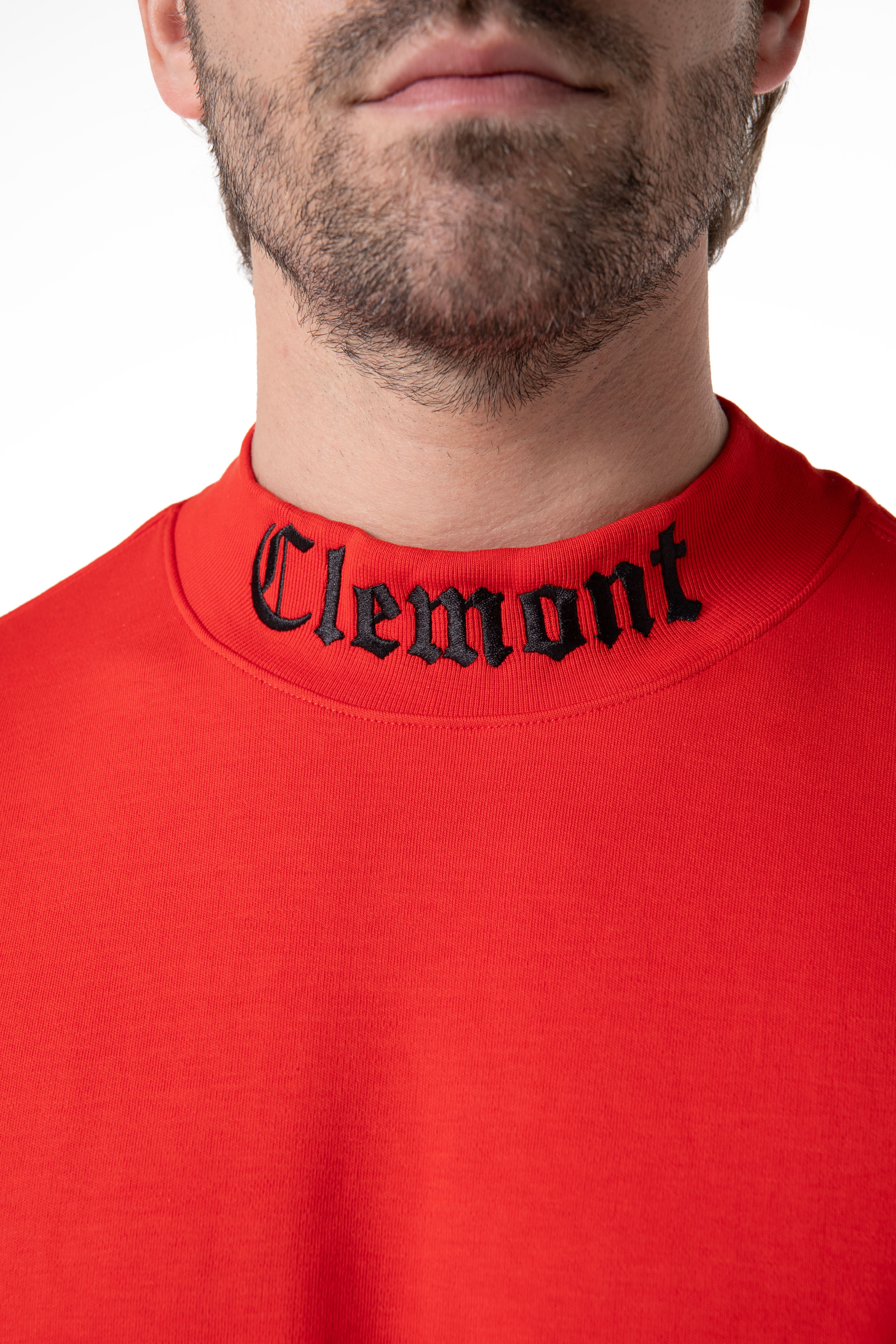 CAMISETA OVERSIZED HOMBRE CHERUBINO ROJO CLEMONT