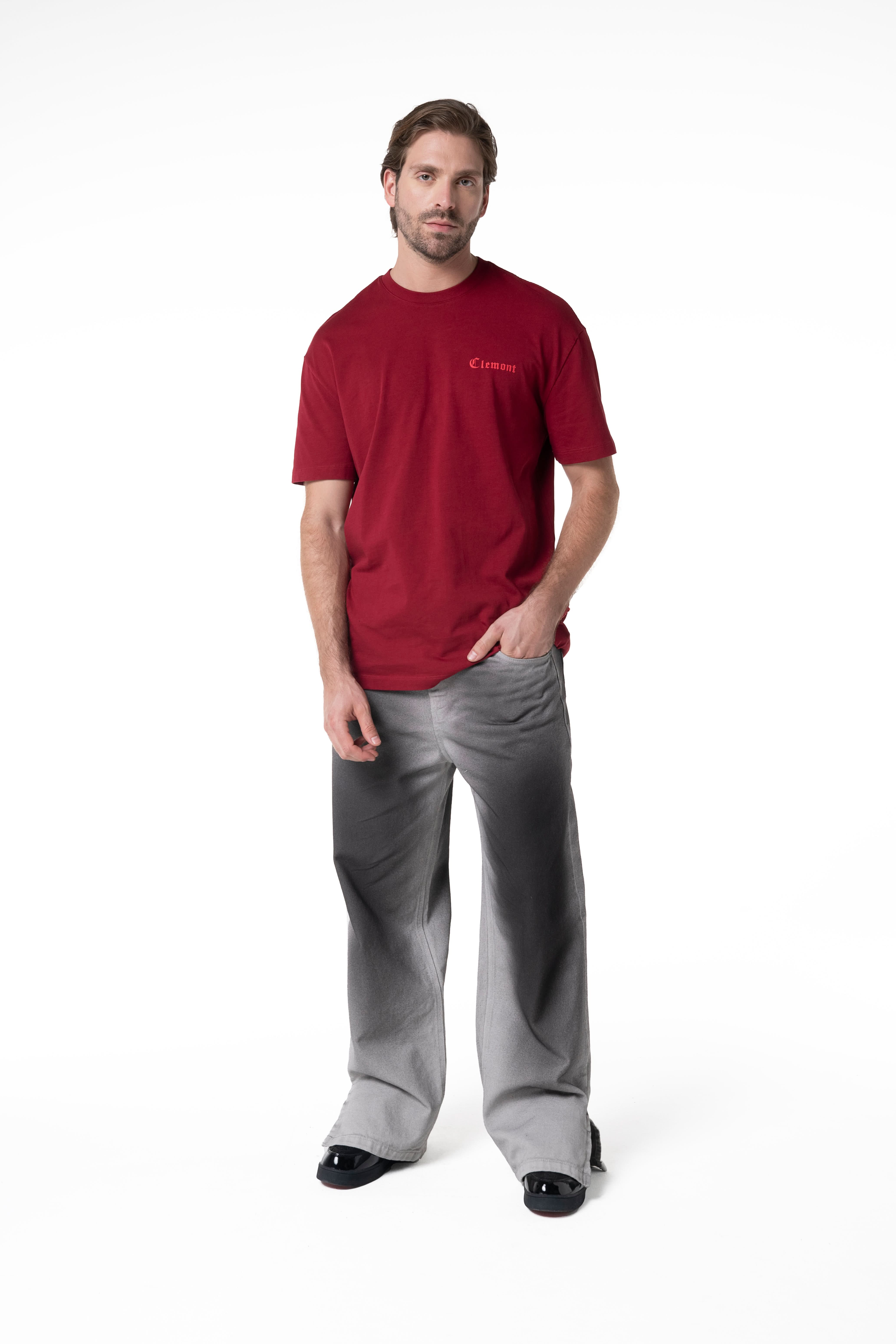 CAMISETA HOMBRE CONTENITORE VINOTINTO CLEMONT