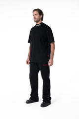 CAMISETA OVERSIZED HOMBRE CHERUBINO NEGRO CLEMONT