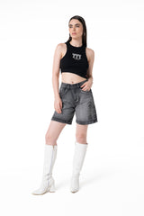 SHORTS MUJER SCOLPIRE NEGRO CLEMONT