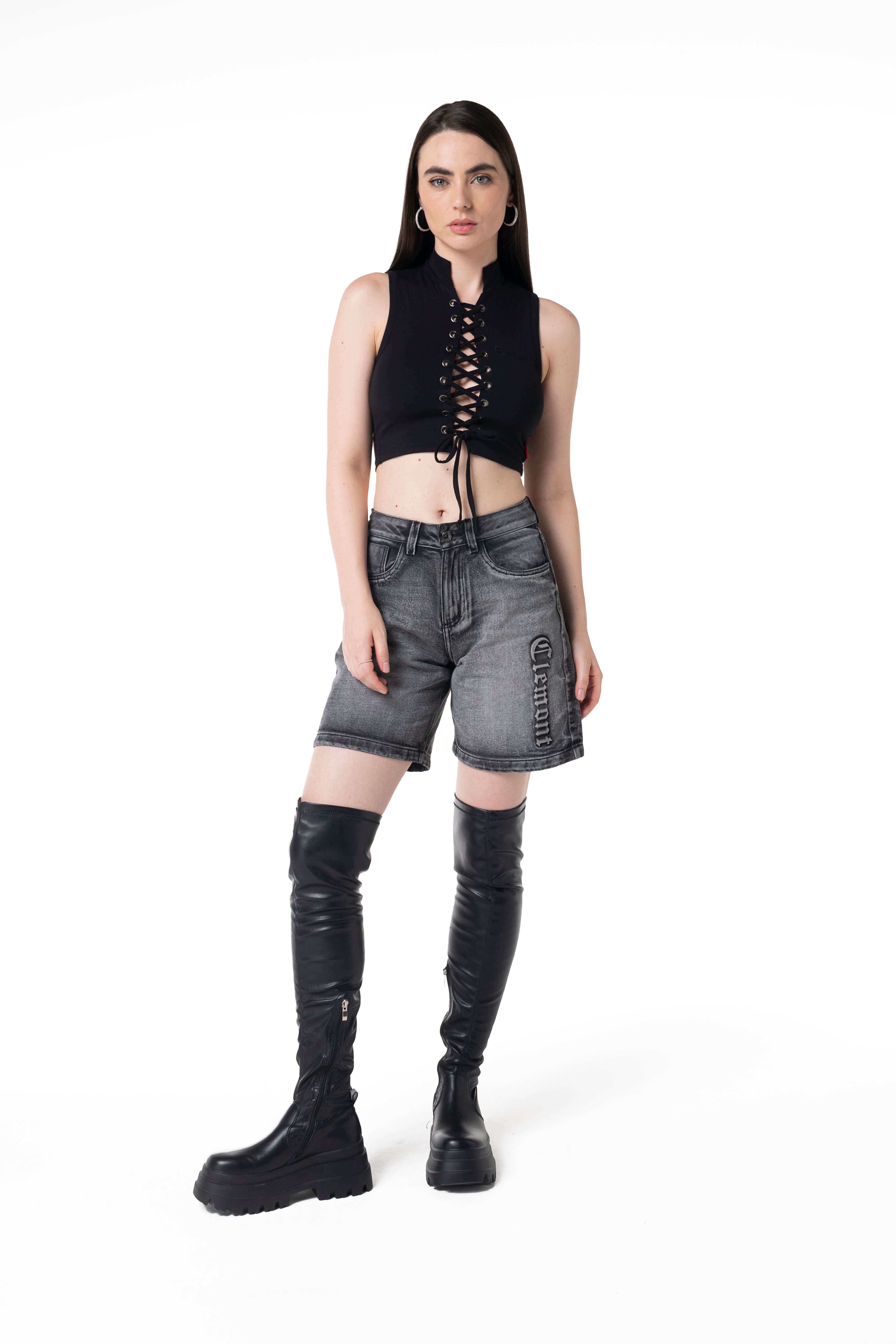 TOPS MUJER SCOMPARSO NEGRO CLEMONT