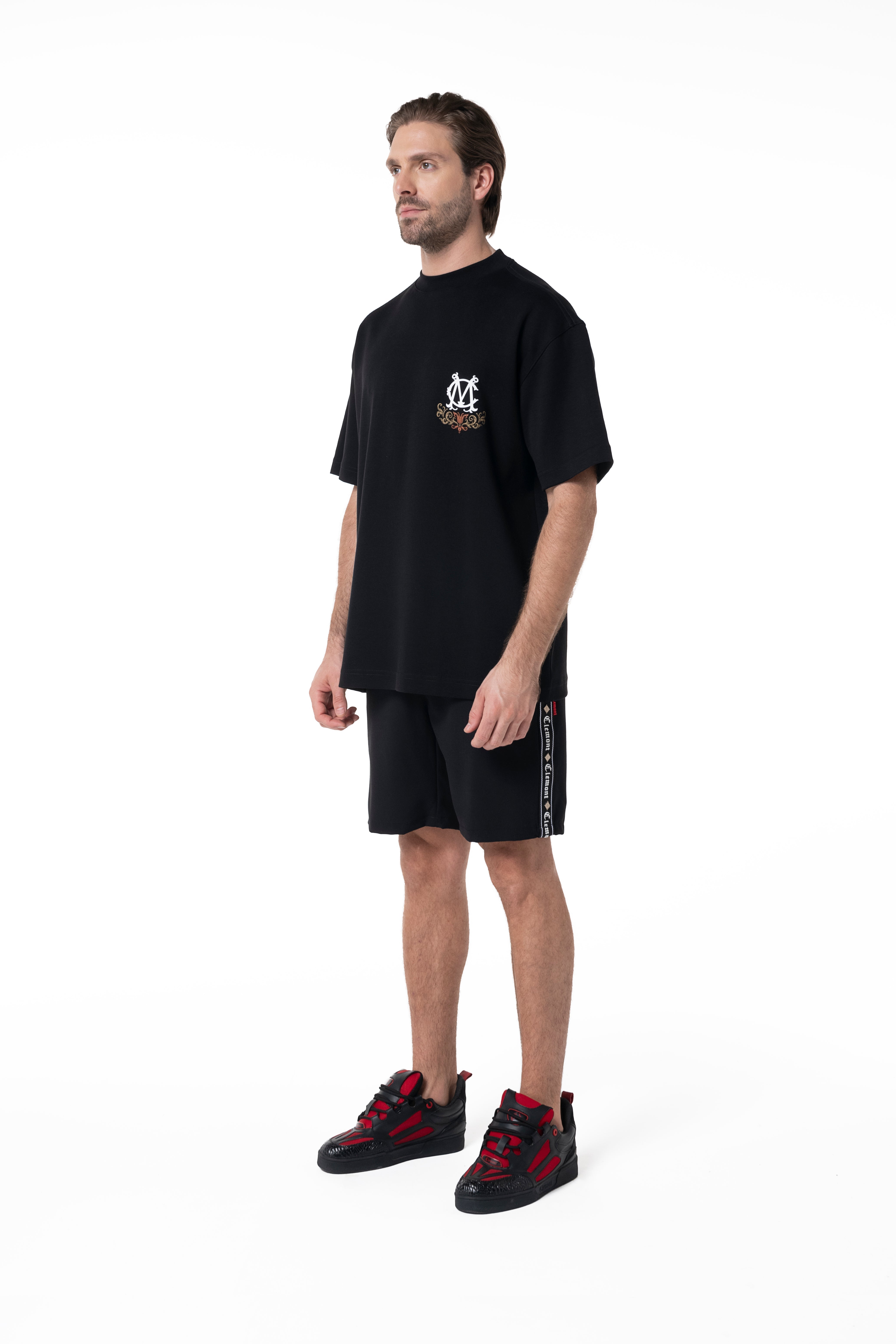 CAMISETA OVERSIZED HOMBRE ANNEGATO NEGRO CLEMONT