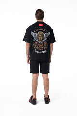 CAMISETA OVERSIZED HOMBRE ANNEGATO NEGRO CLEMONT