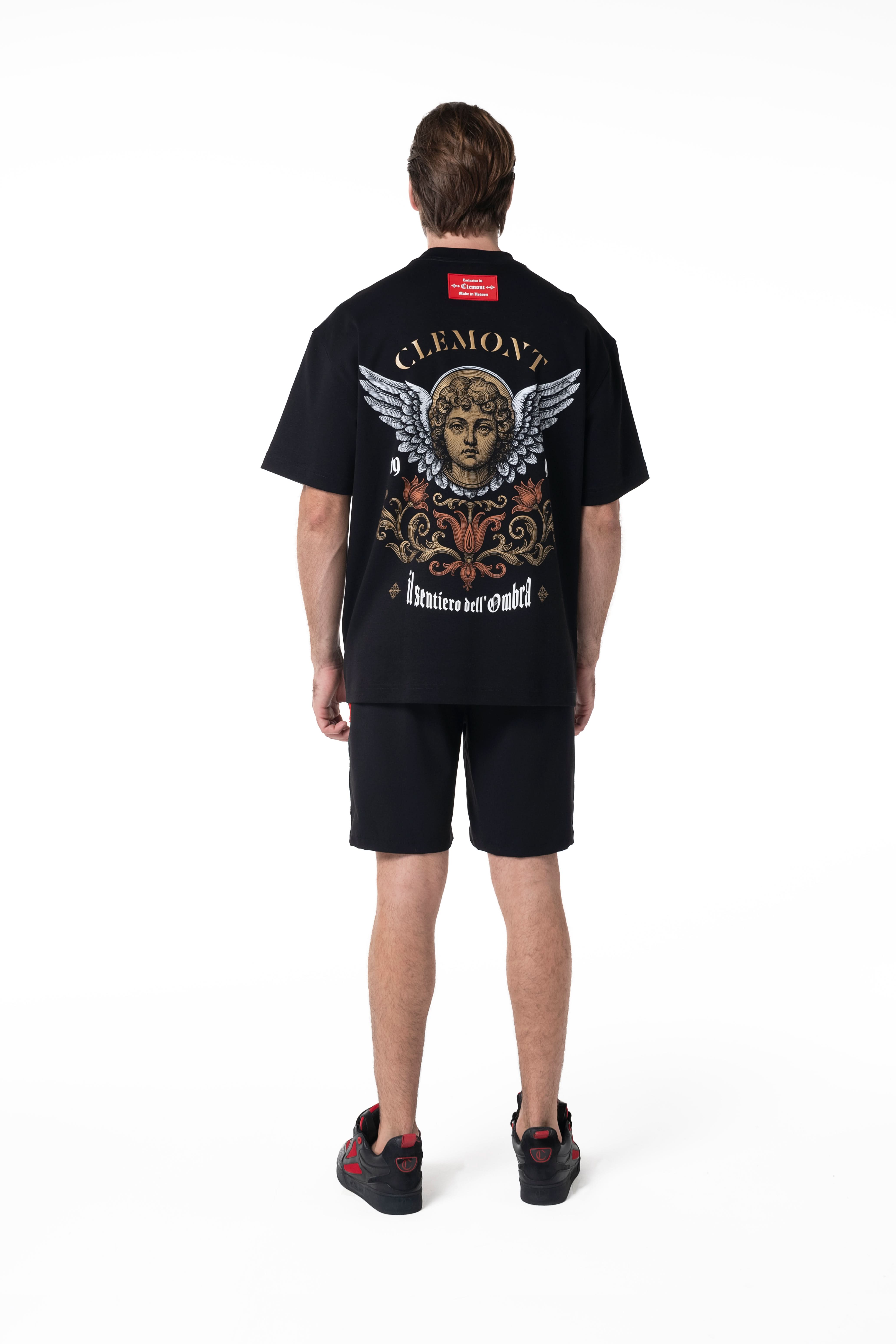 CAMISETA OVERSIZED HOMBRE ANNEGATO NEGRO CLEMONT