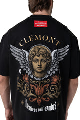 CAMISETA OVERSIZED HOMBRE ANNEGATO NEGRO CLEMONT