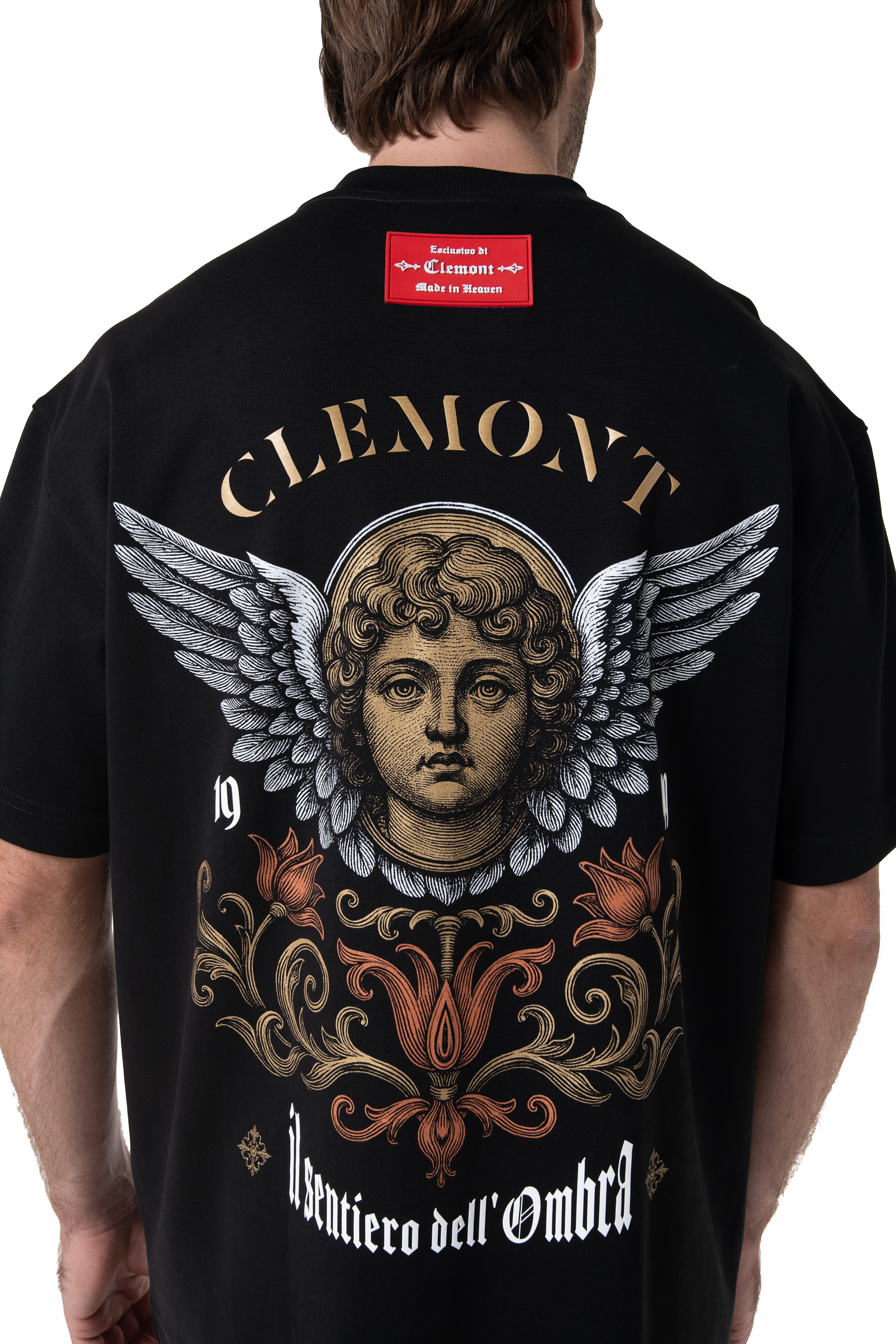 CAMISETA OVERSIZED HOMBRE ANNEGATO NEGRO CLEMONT