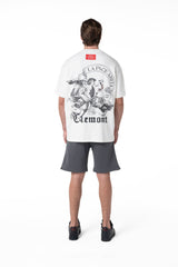CAMISETA OVERSIZED HOMBRE LUSINGA CREMA CLEMONT