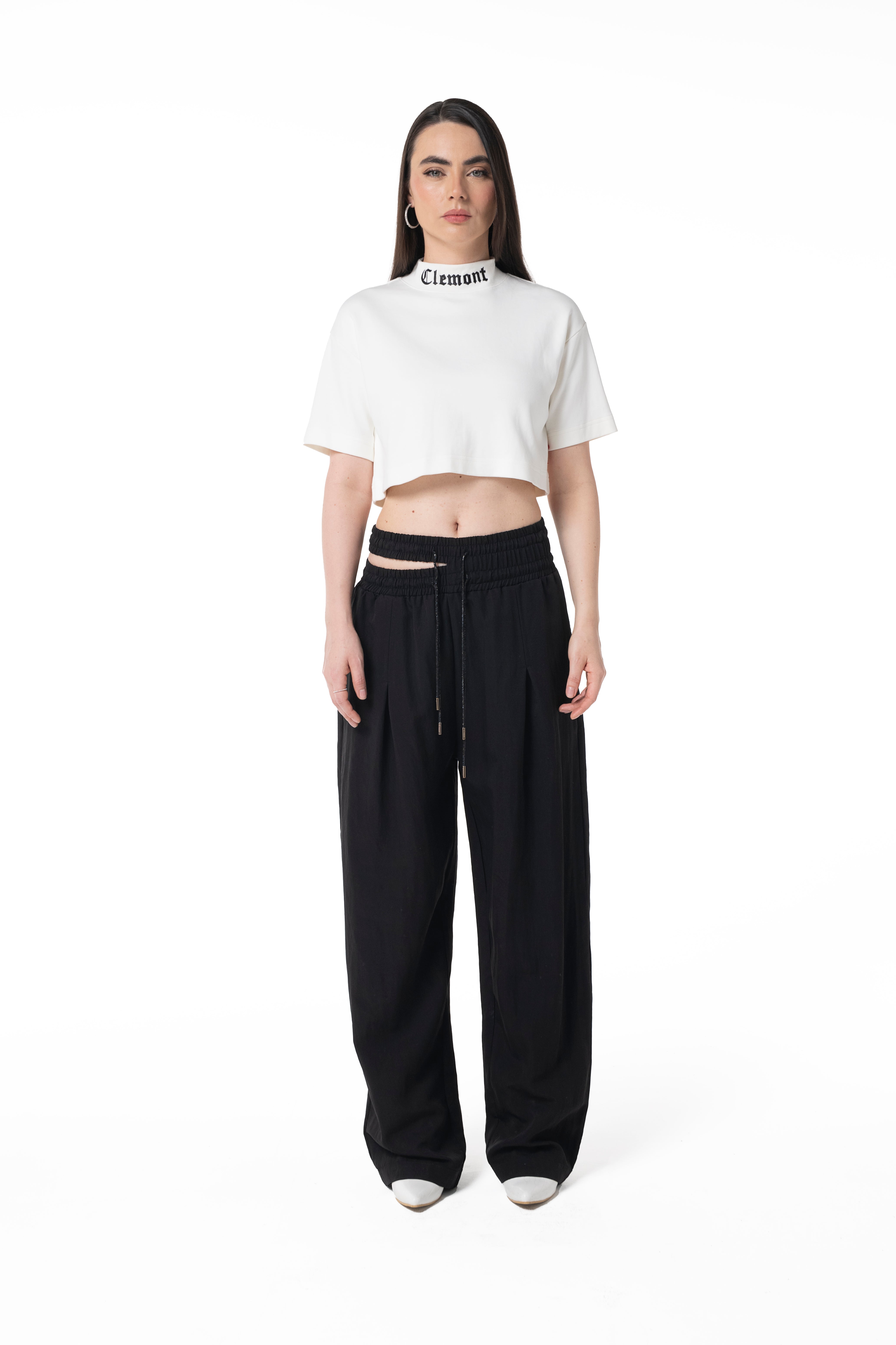 TOPS CORTOS MUJER SERAFINA CREMA CLEMONT
