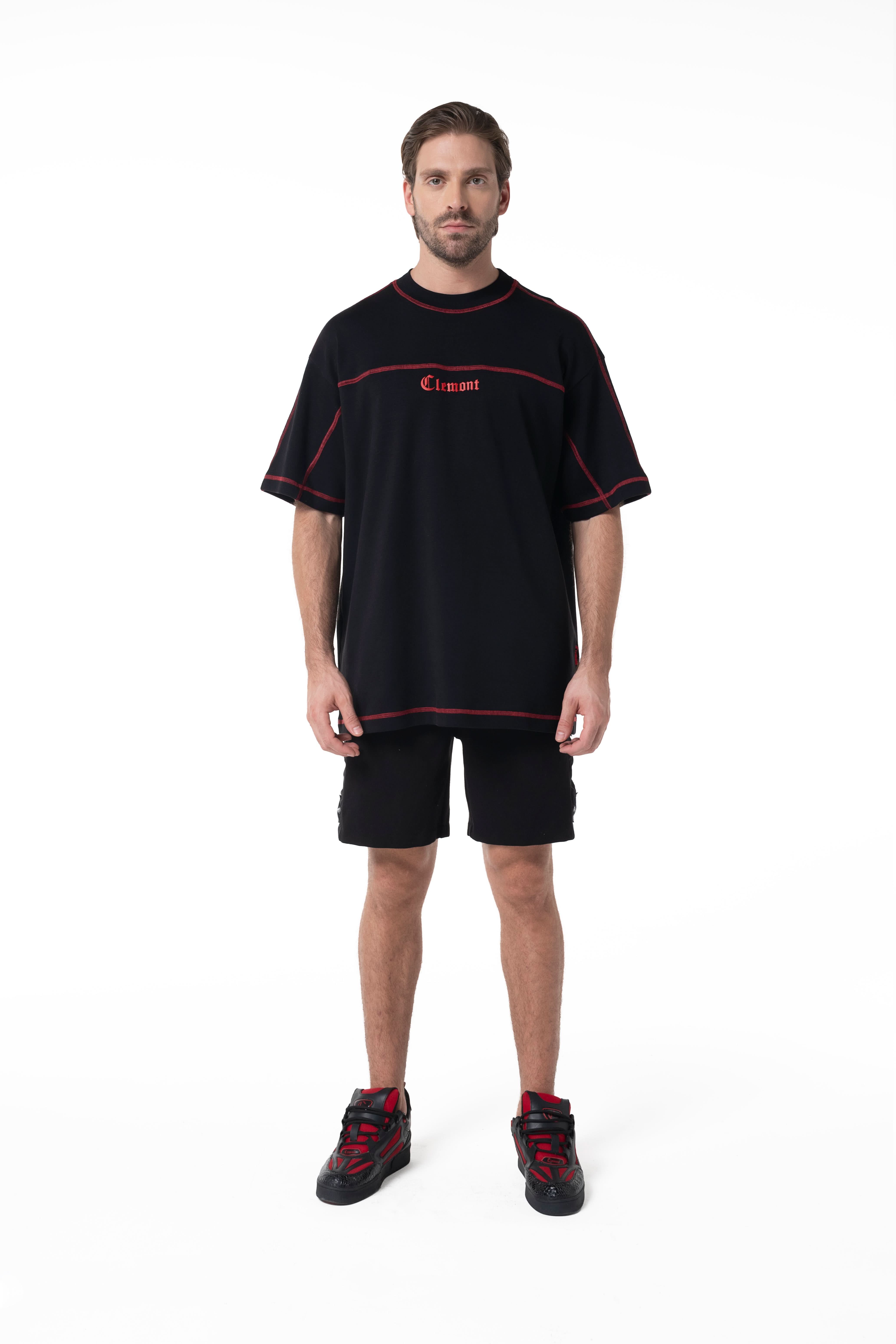 CAMISETA OVERSIZED HOMBRE RITORNO NEGRO CLEMONT