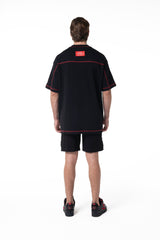 CAMISETA OVERSIZED HOMBRE RITORNO NEGRO CLEMONT