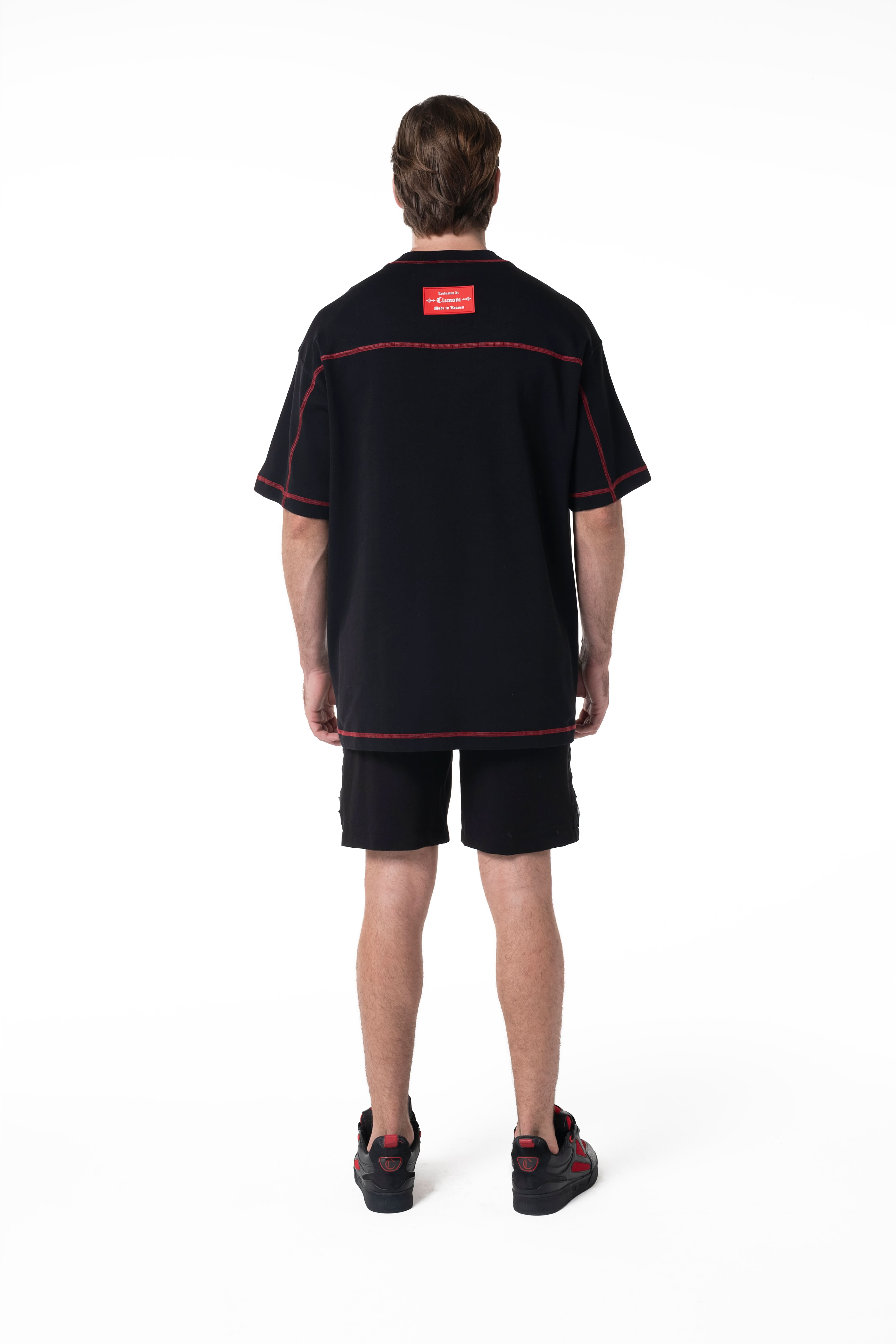 CAMISETA OVERSIZED HOMBRE RITORNO NEGRO CLEMONT