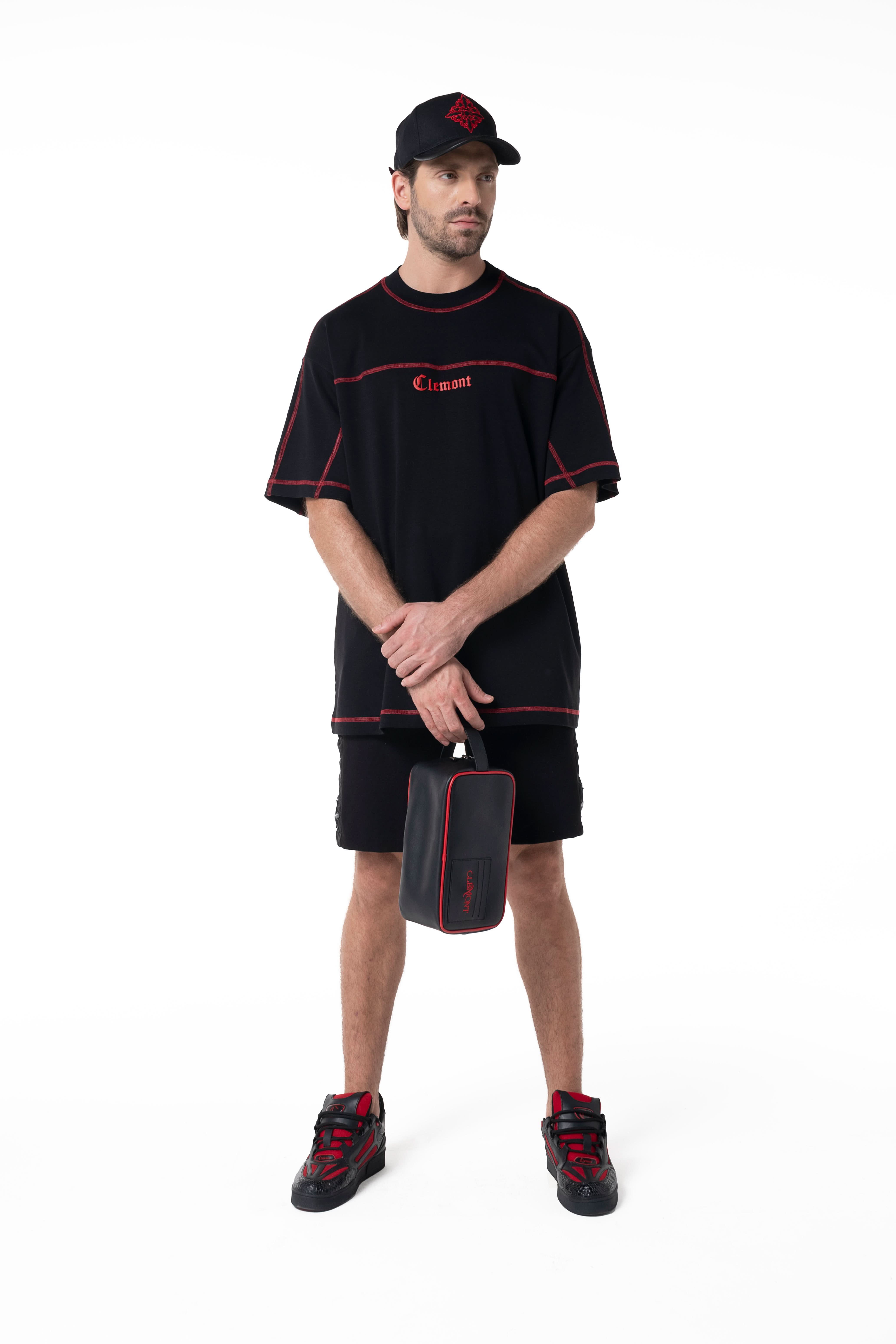 CAMISETA OVERSIZED HOMBRE RITORNO NEGRO CLEMONT