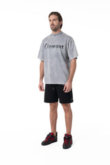 CAMISETA OVERSIZED HOMBRE RIFRAZIONE GRIS CLEMONT