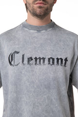 CAMISETA OVERSIZED HOMBRE RIFRAZIONE GRIS CLEMONT