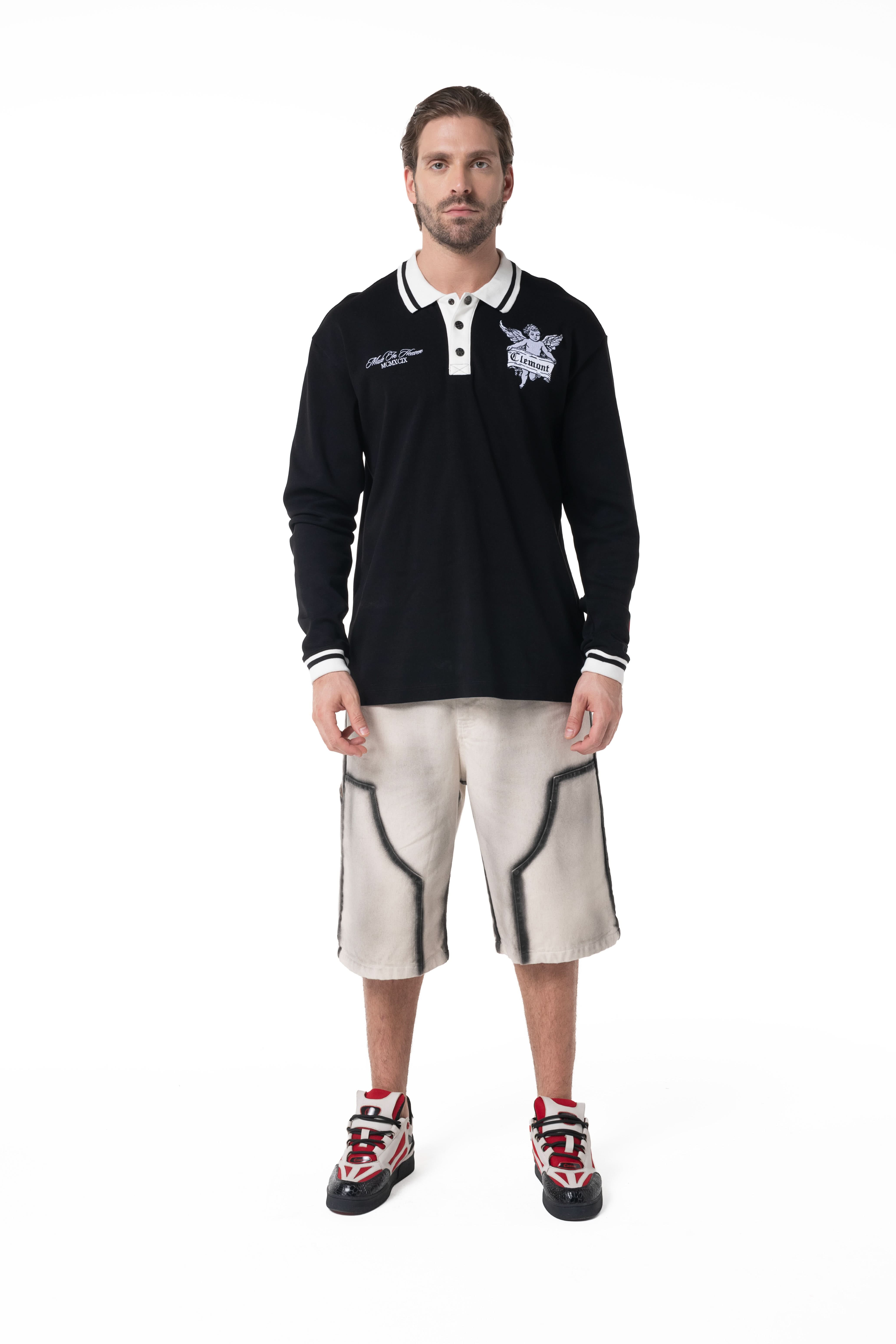 POLO HOMBRE ABISSALE NEGRO CLEMONT